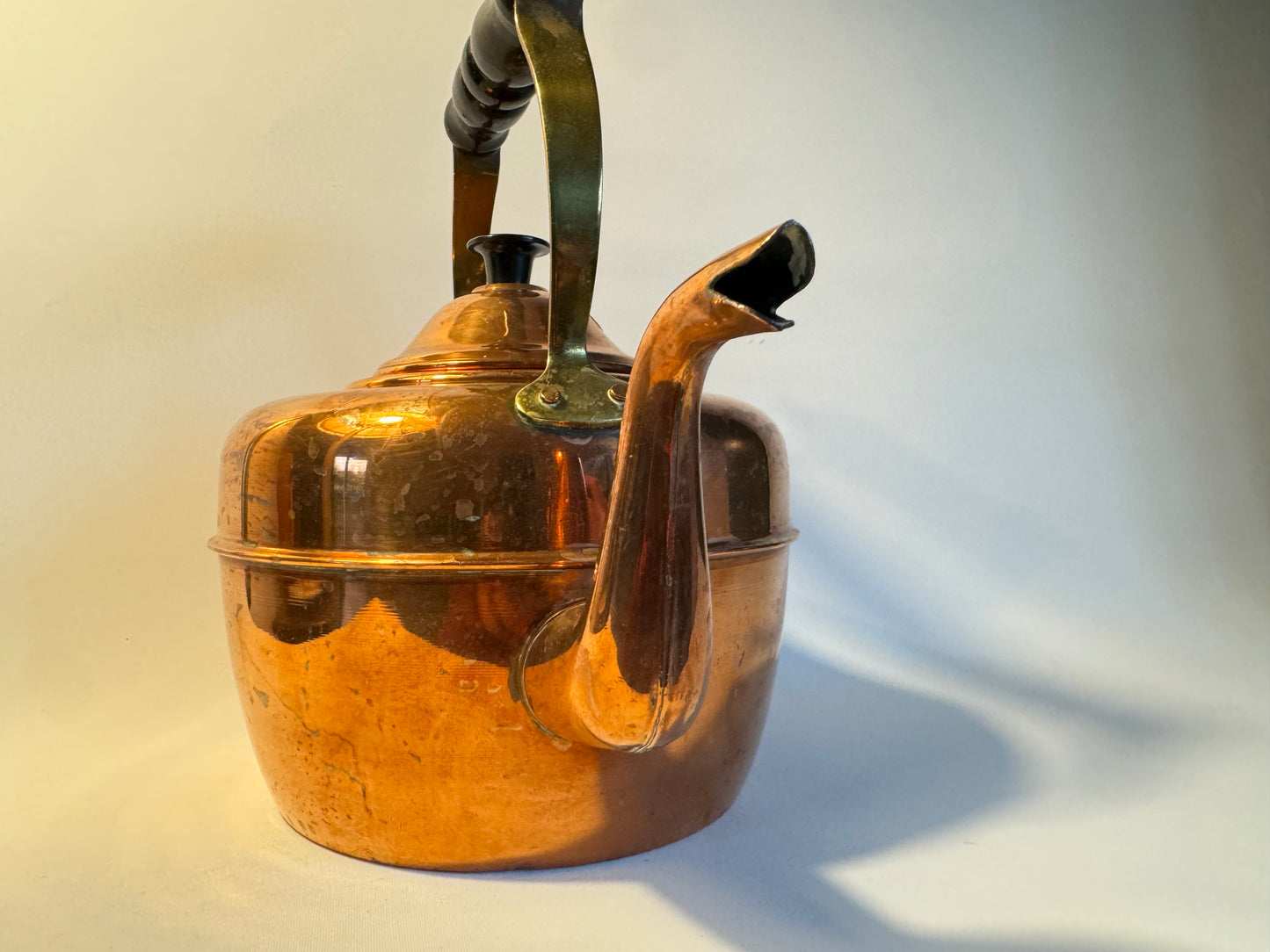Antique Copper Kettle Teapot | Vintage Retro |