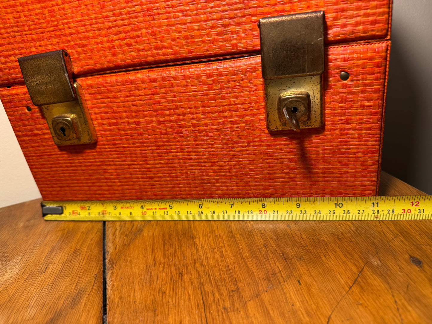 Retro Orange Double Cassette Carry Case | Vintage |