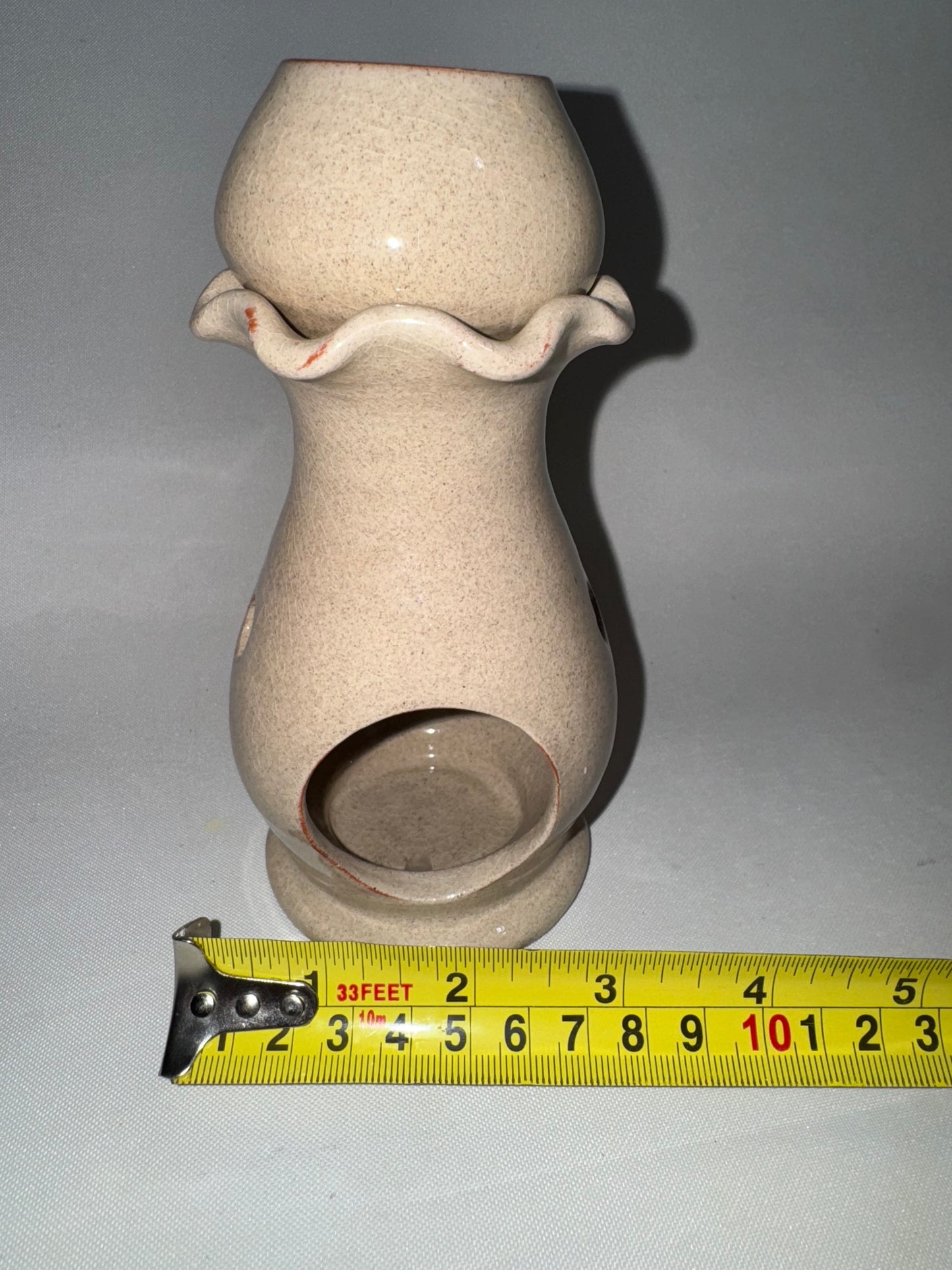 Vintage Frog Ceramic Oil Burner – Handpainted | Aromatherapy | Wax Melt Burner | Retro Quirky |