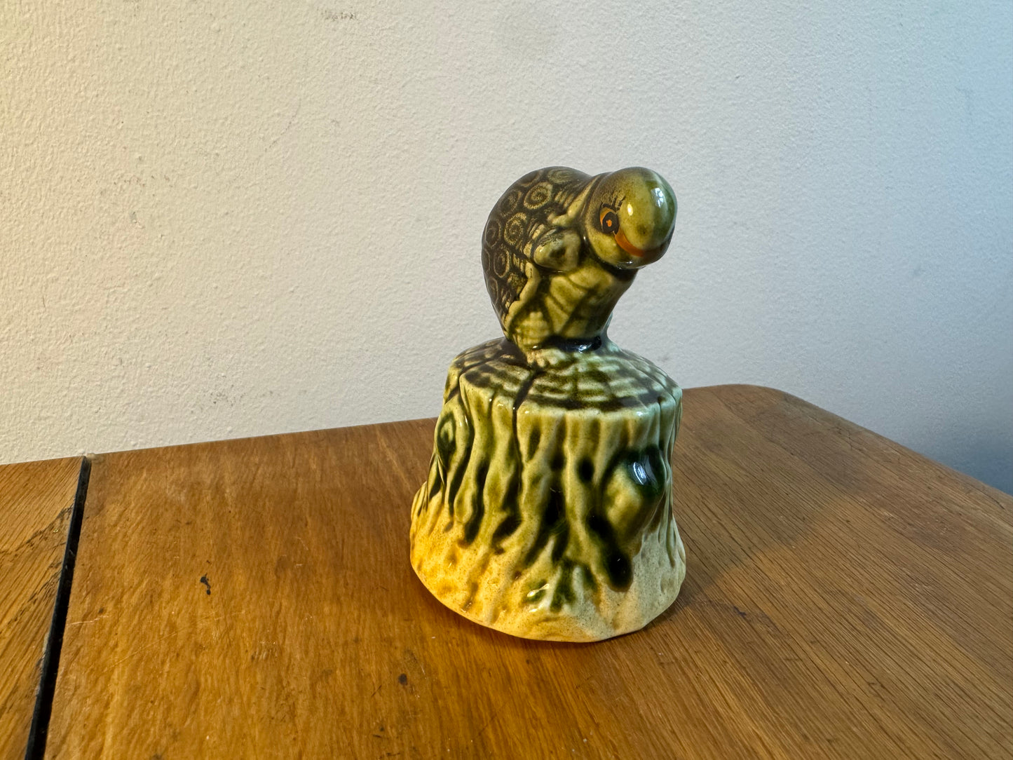 Simco Artware Small Tortoise Bell | Vintage Retro | Unique Quirky Kitsch Decor |