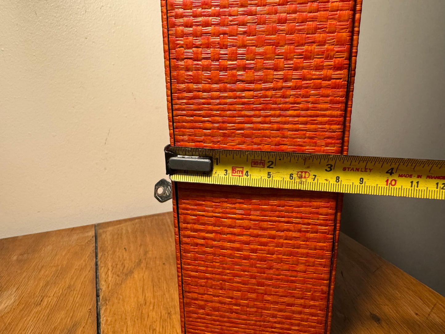 Retro Orange Double Cassette Carry Case | Vintage |