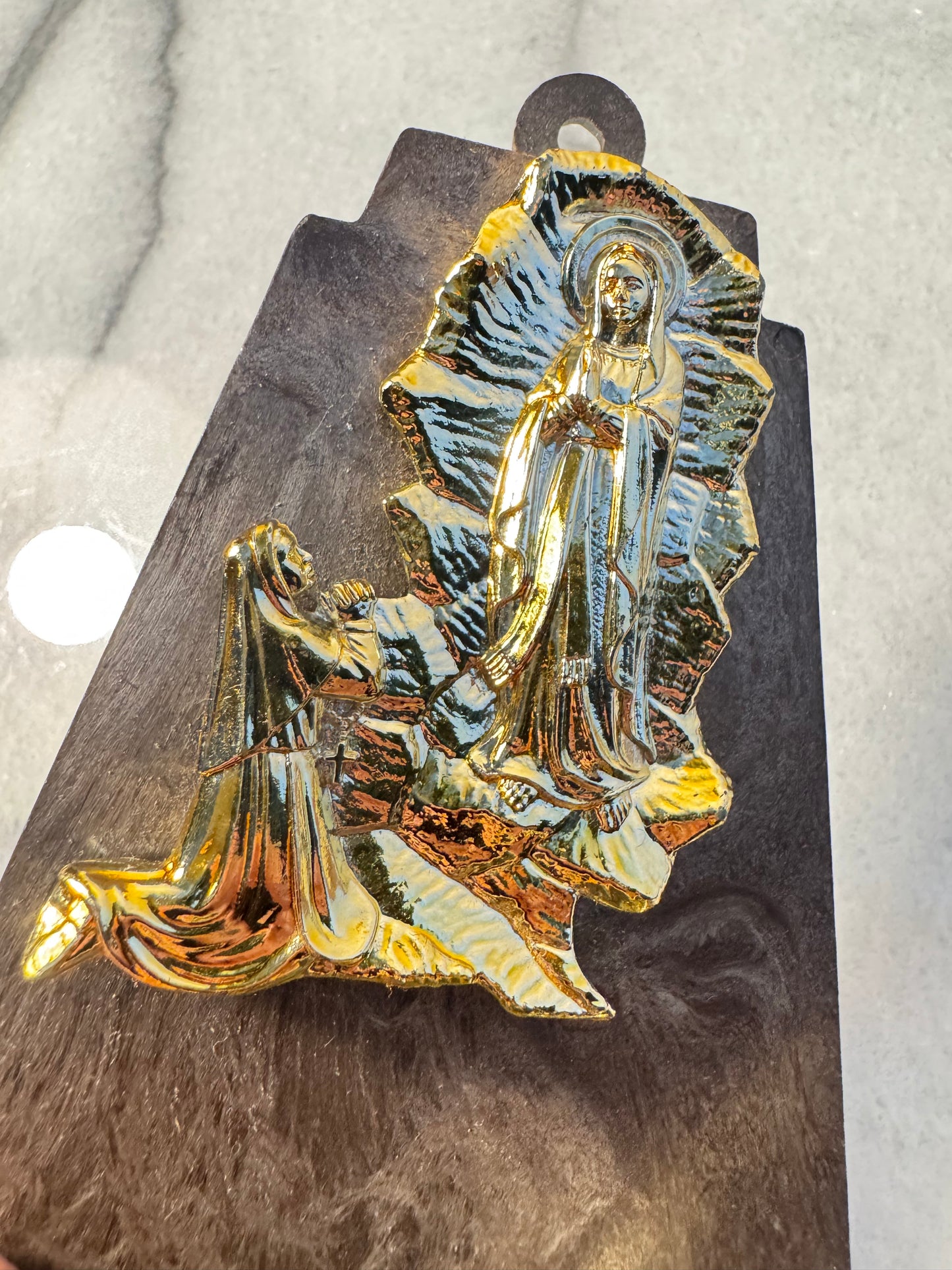 Religious Catholic Italian Holy Water Font Stoup of Holy Virgin Mary | Vintage Retro| Made in Italy |