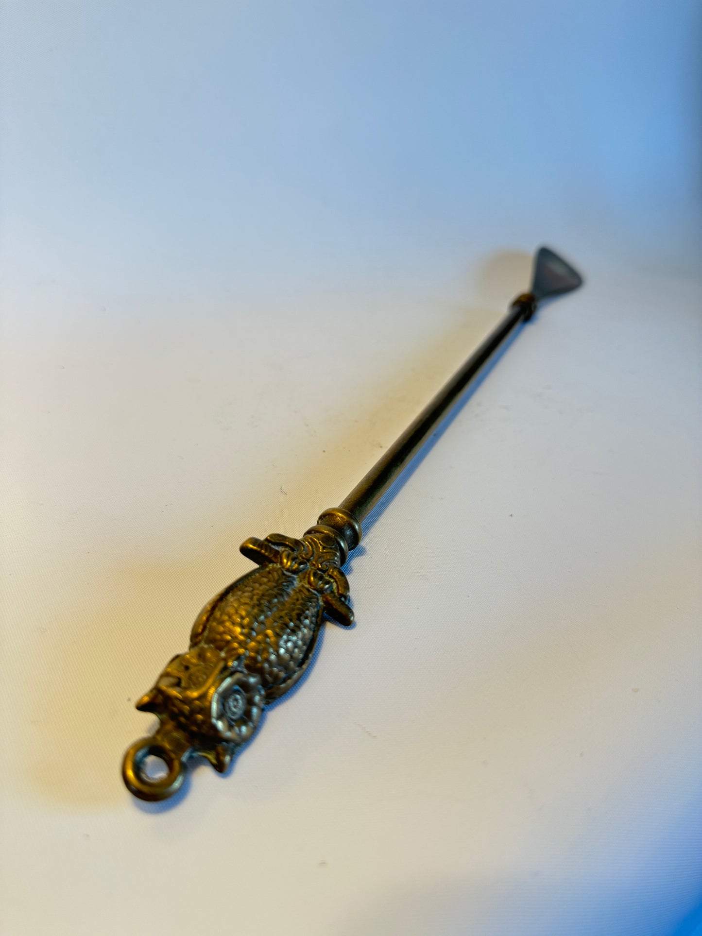 Brass Owl Shoe Horn | Vintage Antique Unique |