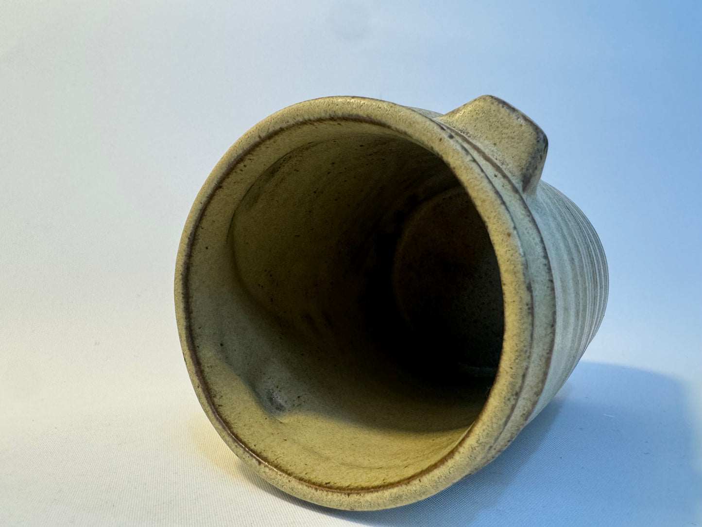 Kitchen Utensil Holder Pot | Stoneware | Vintage Retro 70’s | Kitchenware Kitchenalia |