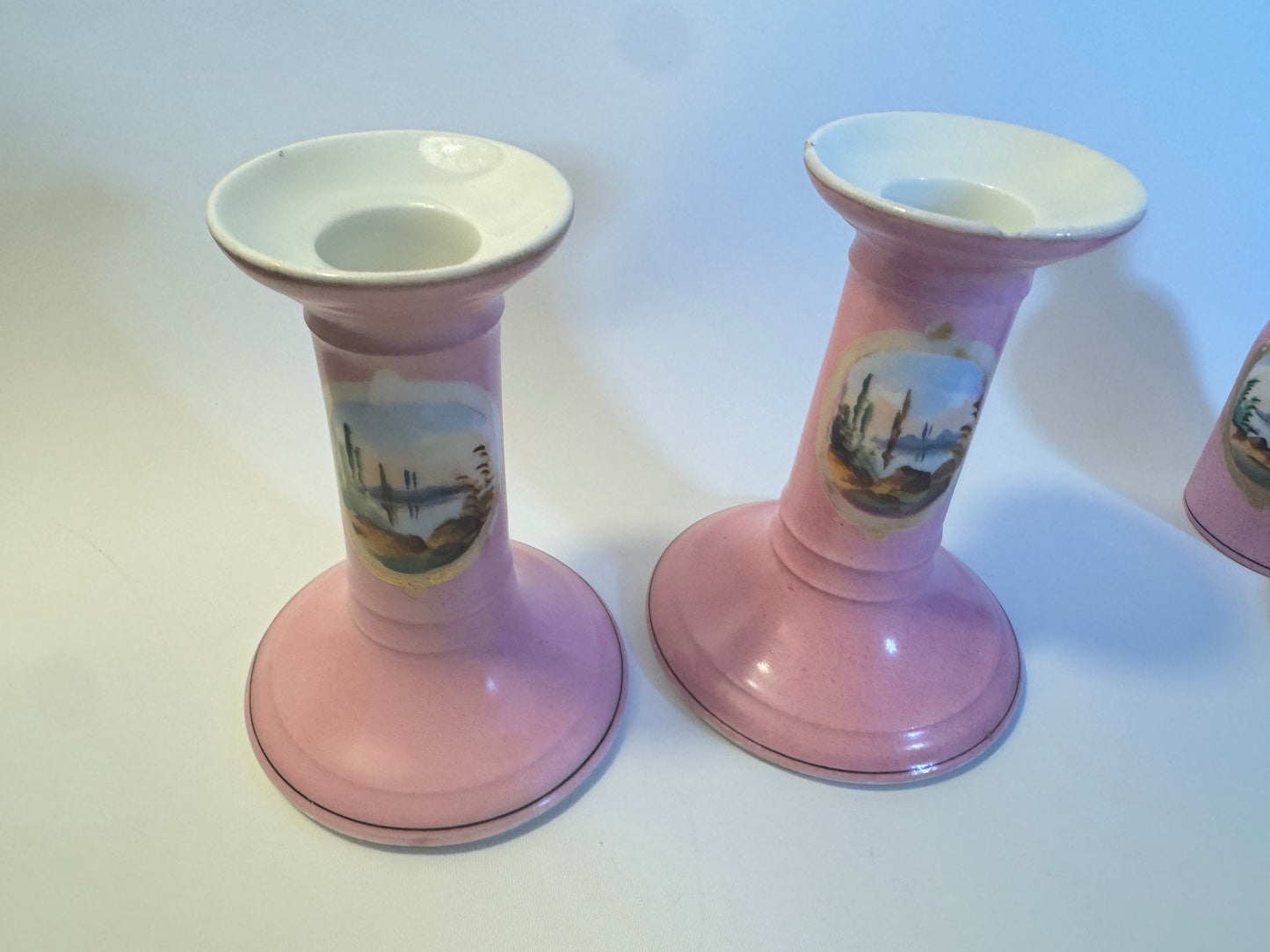Pink Vintage Ceramic 7 Piece Vanity Set | Dressing Table | Retro Unique |
