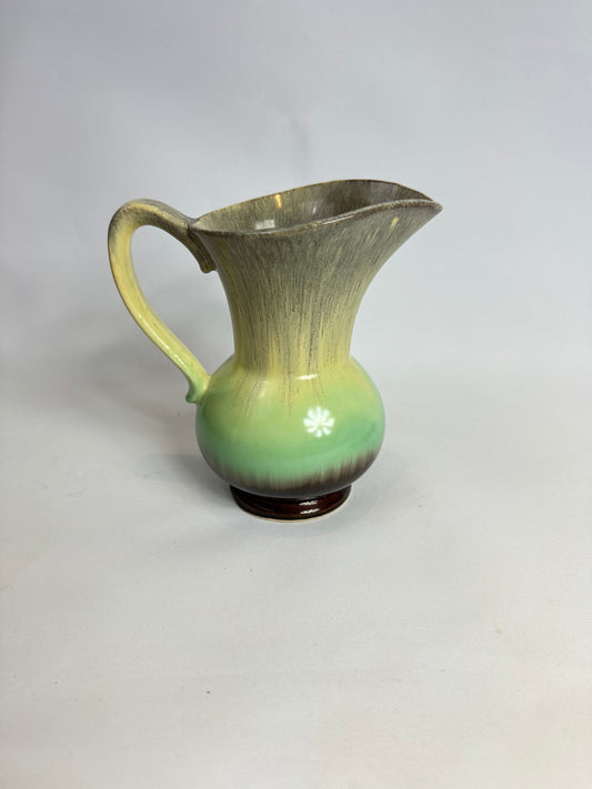 Studio Pottery Jug Vase | German Pottery | Drip Glaze | Vintage Retro | Homeware | Home decor |