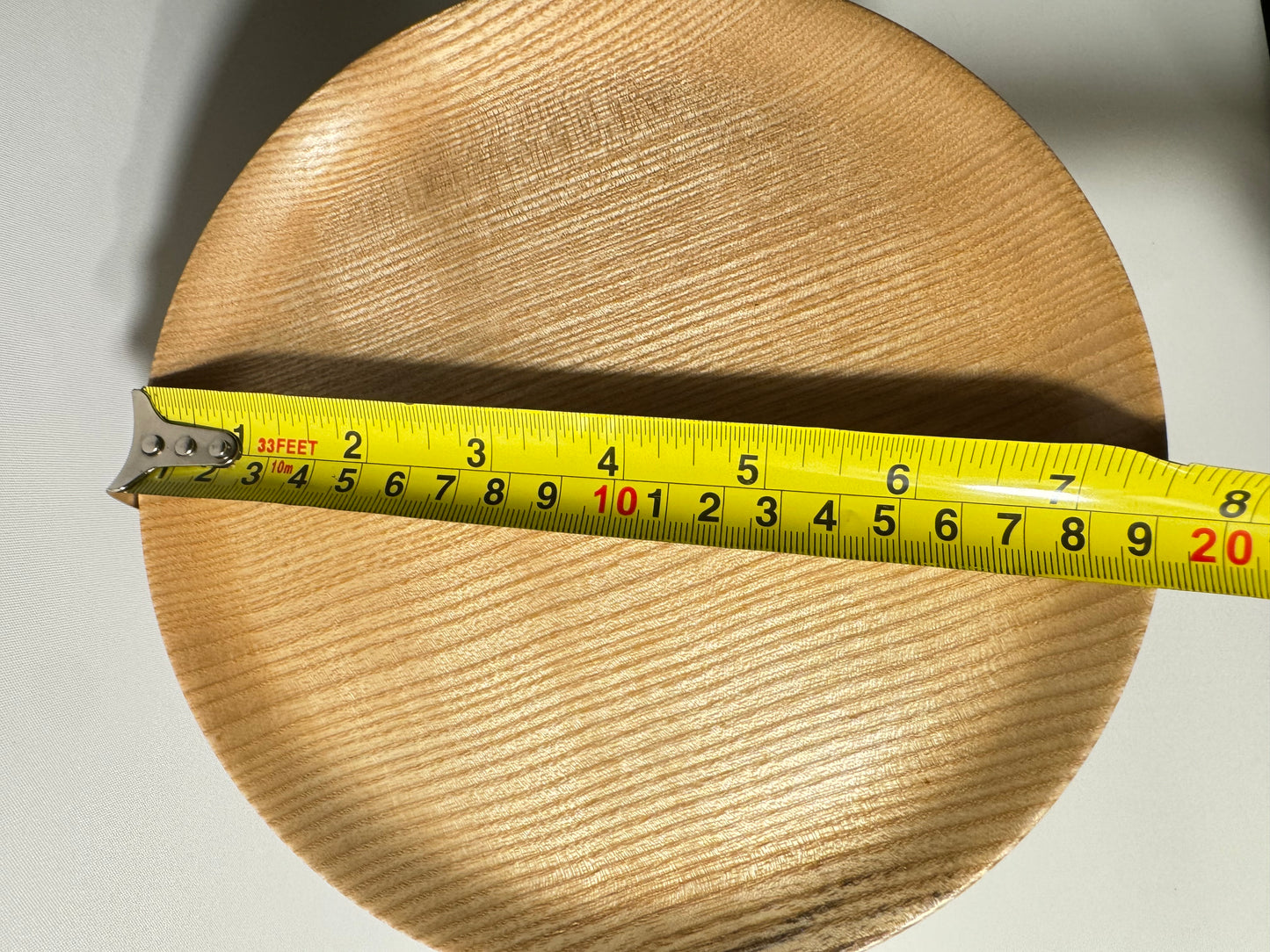 Handmade Ash Wood Pedestal Platter/Bowl | Dinner Party Serveware | Vintage Retro | Scandi | MCM Mid Century |