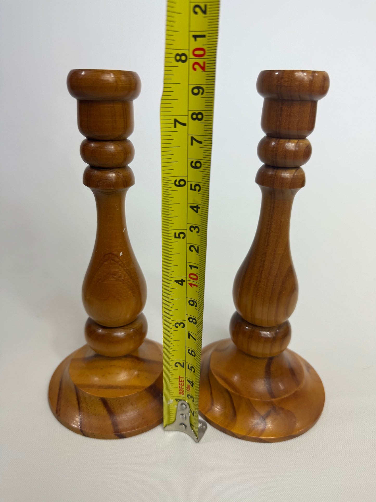 Wood Handmade Turned Candlestick Holders | Made in Australia | Handcrafted | Vintage Retro Rustic Scandi Unique Quirky