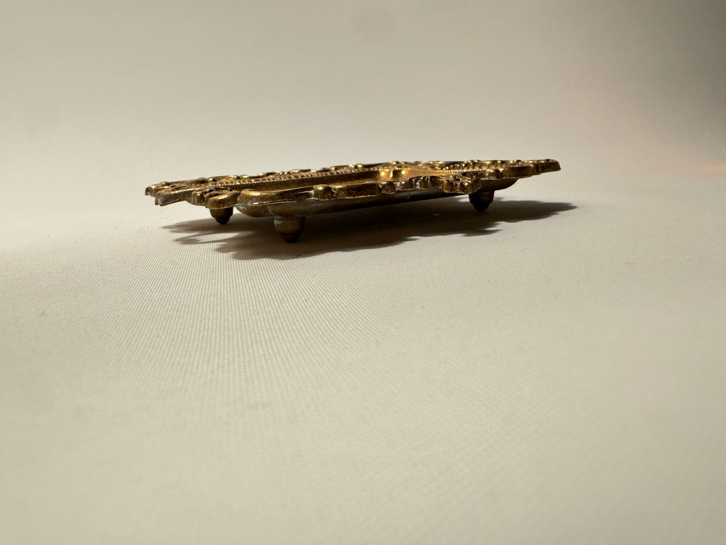 Small Gold Trinket Dish | Vintage Antique Style | Ring & Jewellery Dish |
