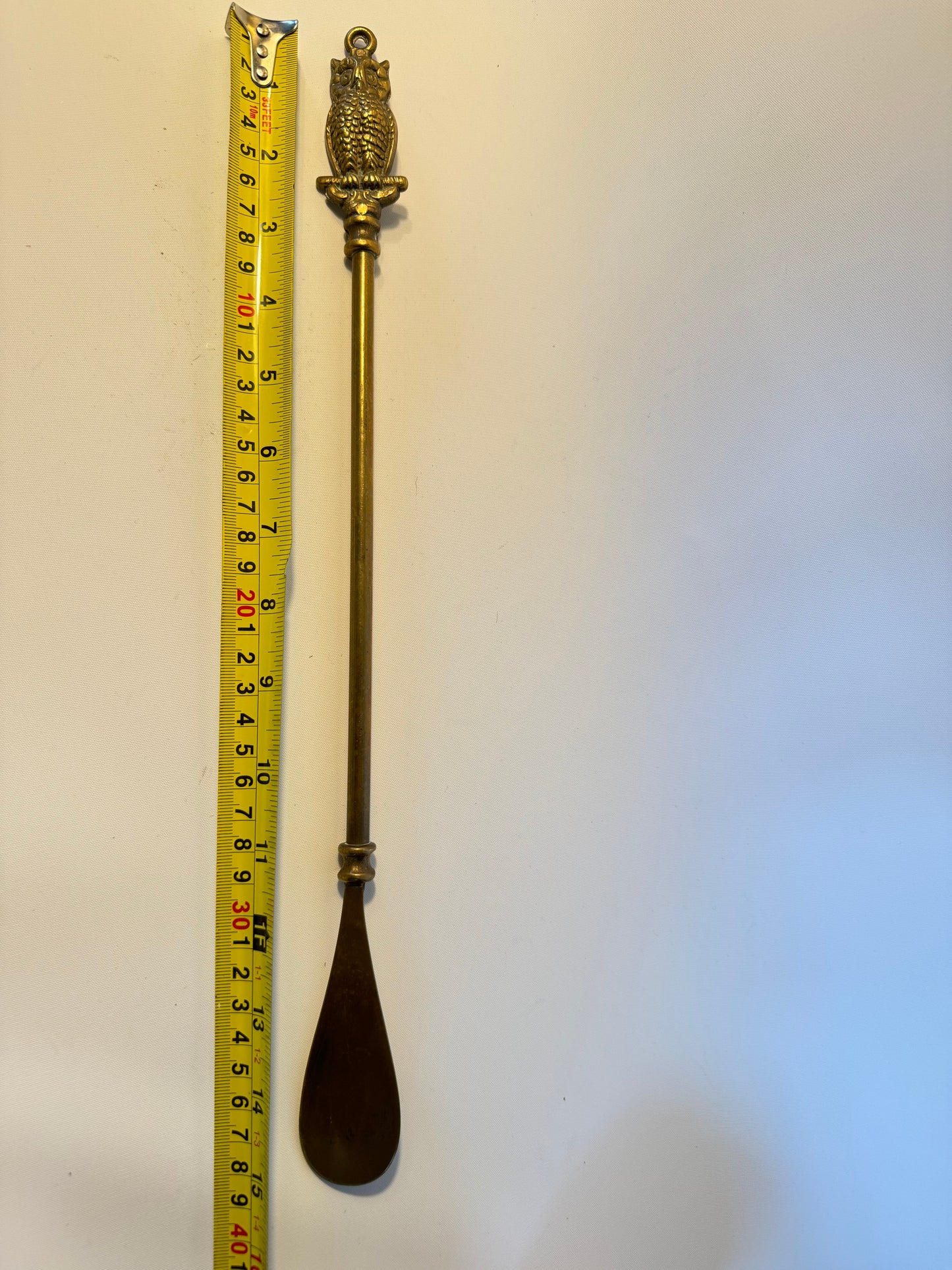 Brass Owl Shoe Horn | Vintage Antique Unique |