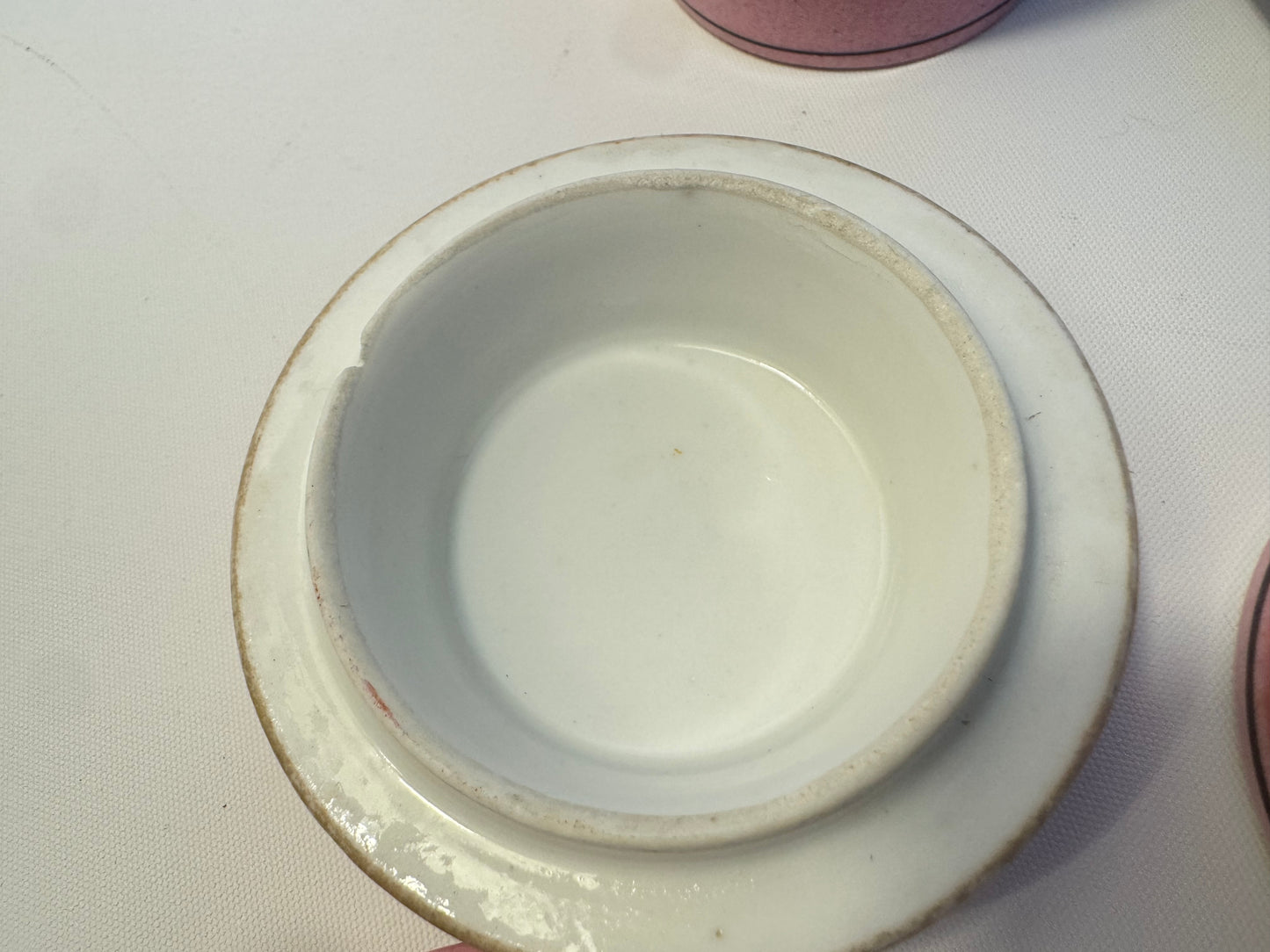 Pink Vintage Ceramic 7 Piece Vanity Set | Dressing Table | Retro Unique |