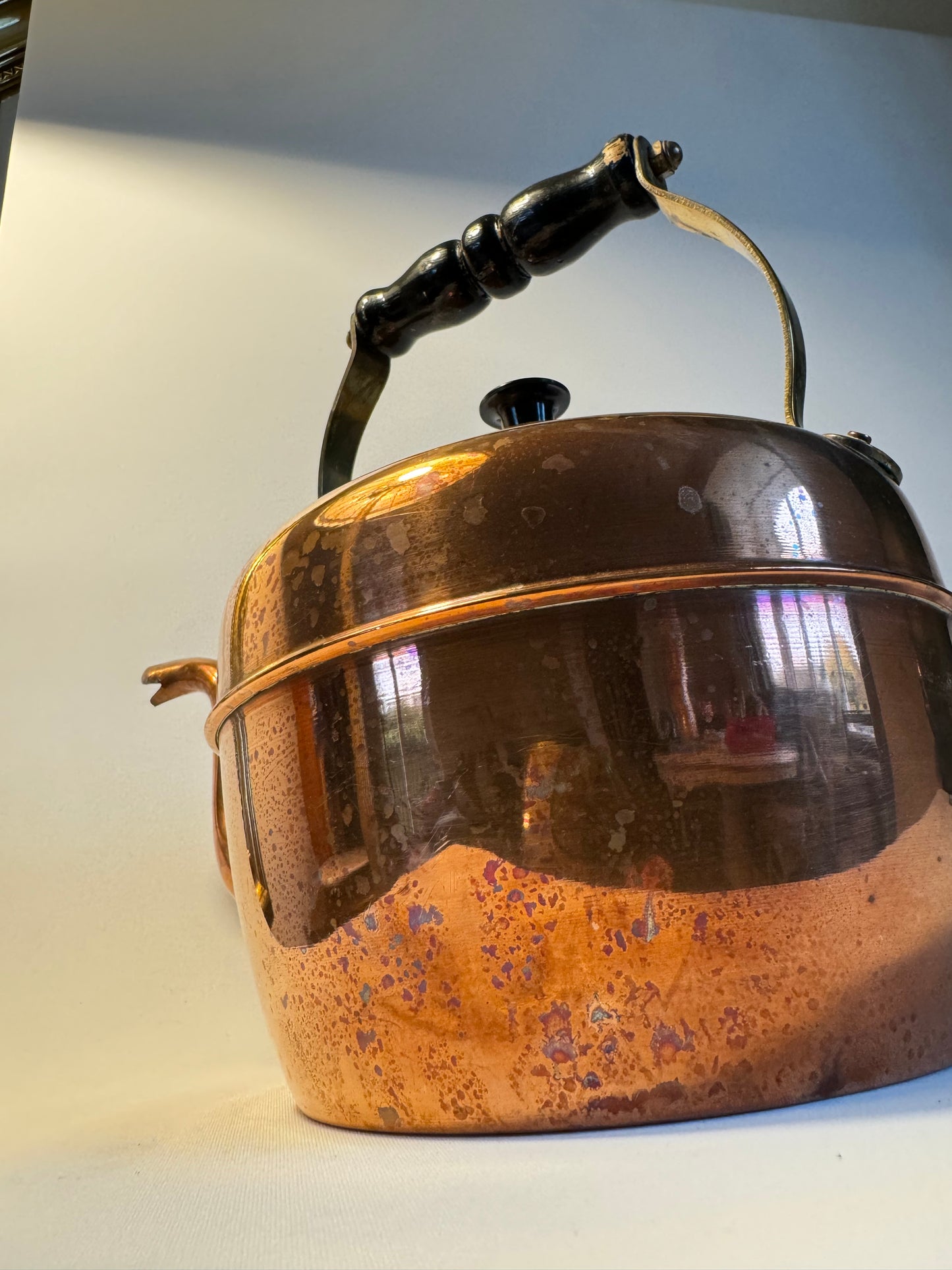 Antique Copper Kettle Teapot | Vintage Retro |