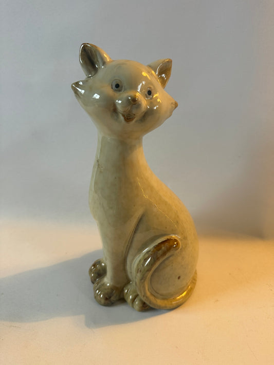 Ceramic Cat Studio Pottery | Vintage Retro Decor |