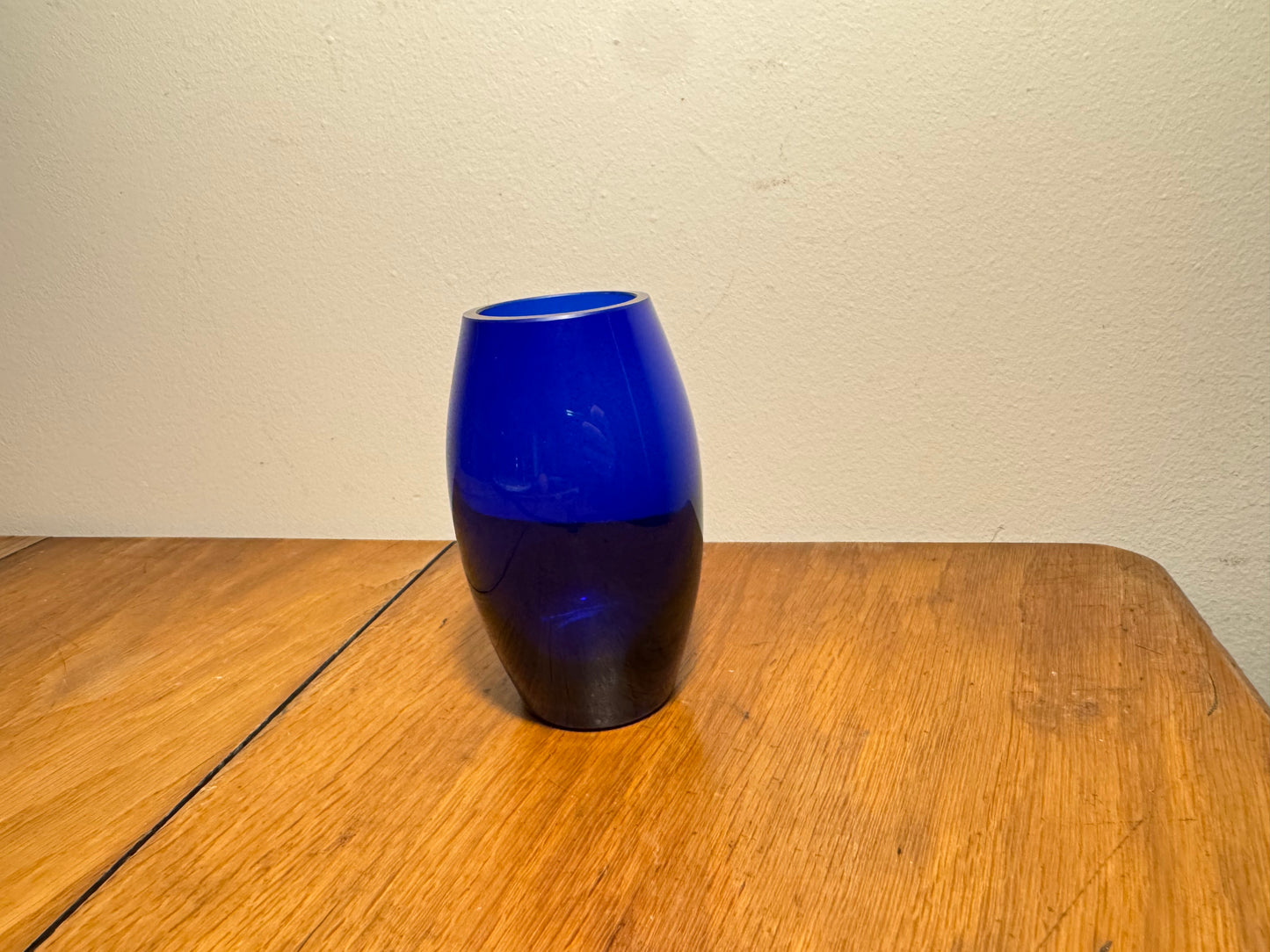 Cobalt Blue Small Glass Bud Vase