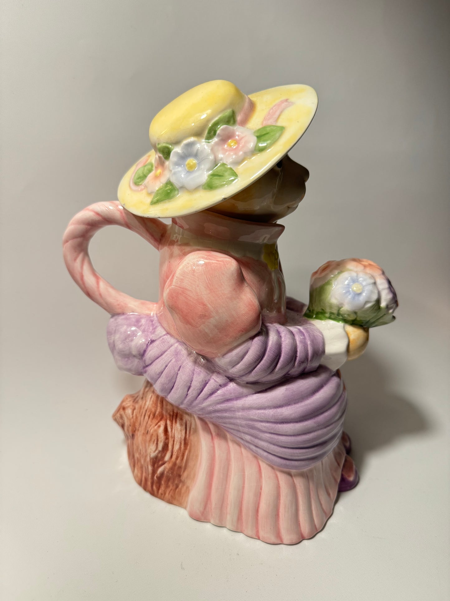 Ceramic Cat Lady Teapot | Vintage Retro Kitsch Quirky |