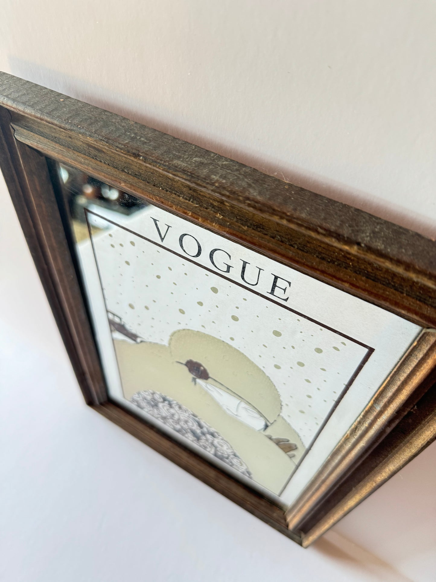 Vintage Vogue Art Print Mirror Early February 1919