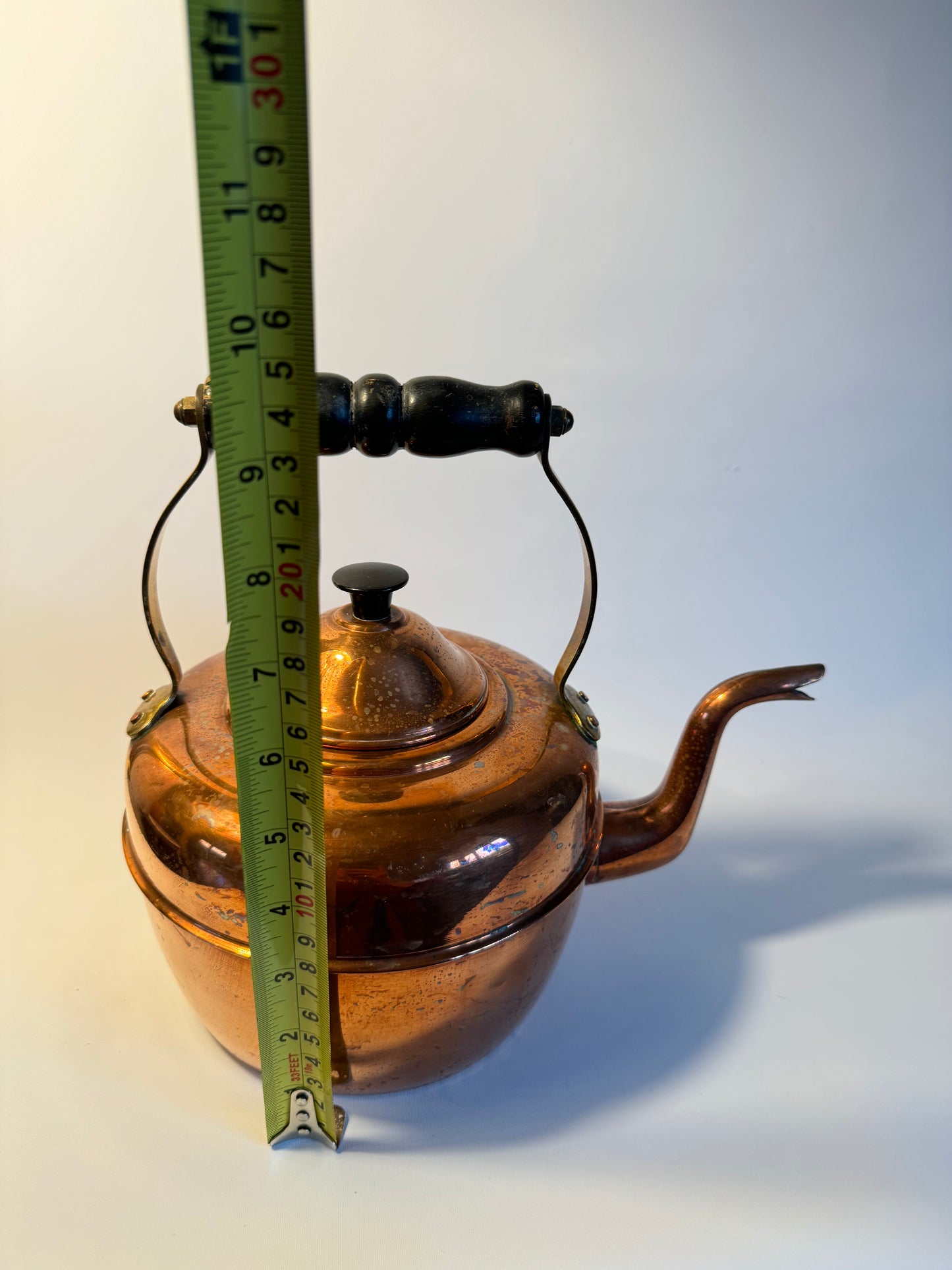 Antique Copper Kettle Teapot | Vintage Retro |