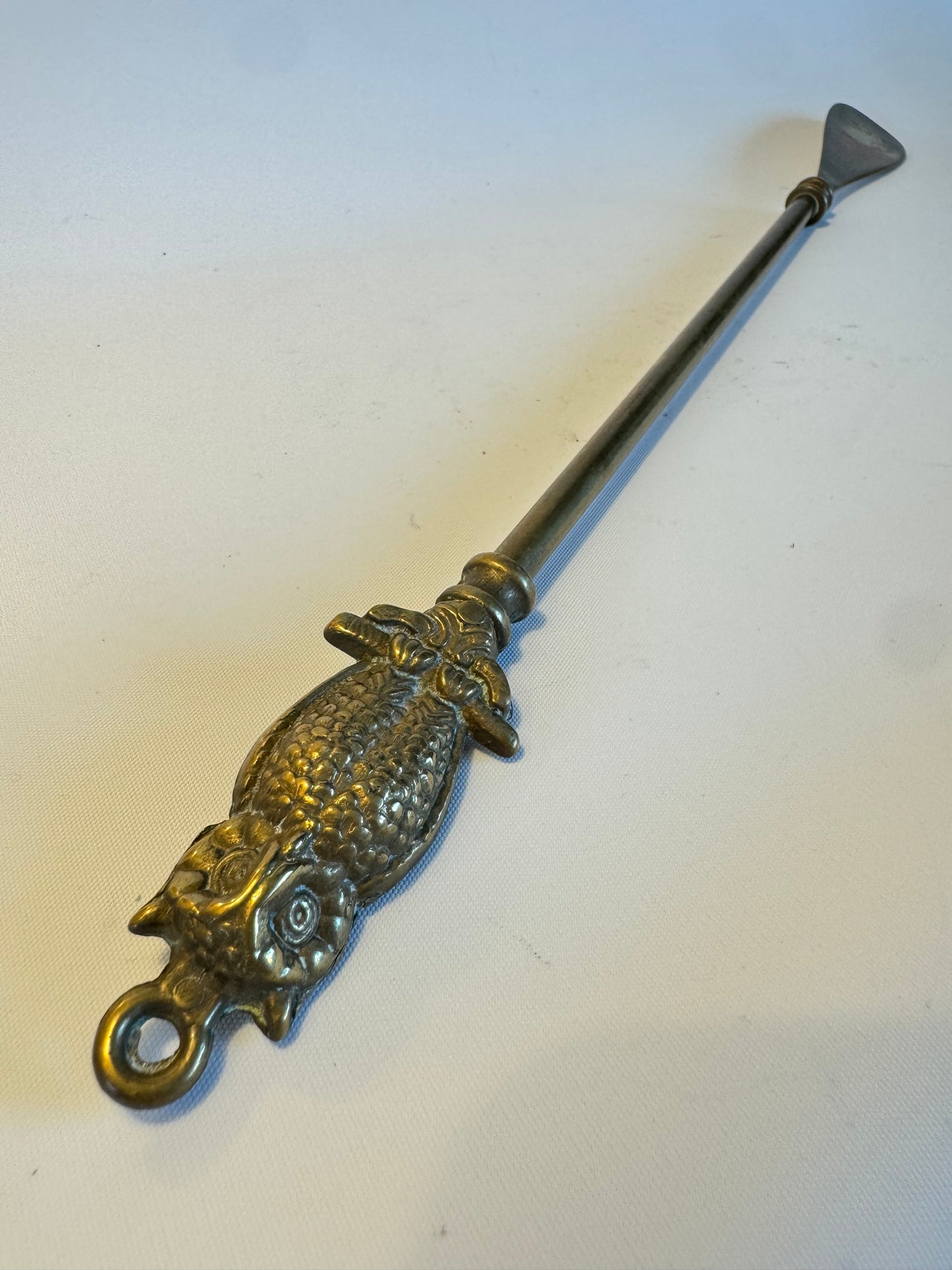 Brass Owl Shoe Horn | Vintage Antique Unique |