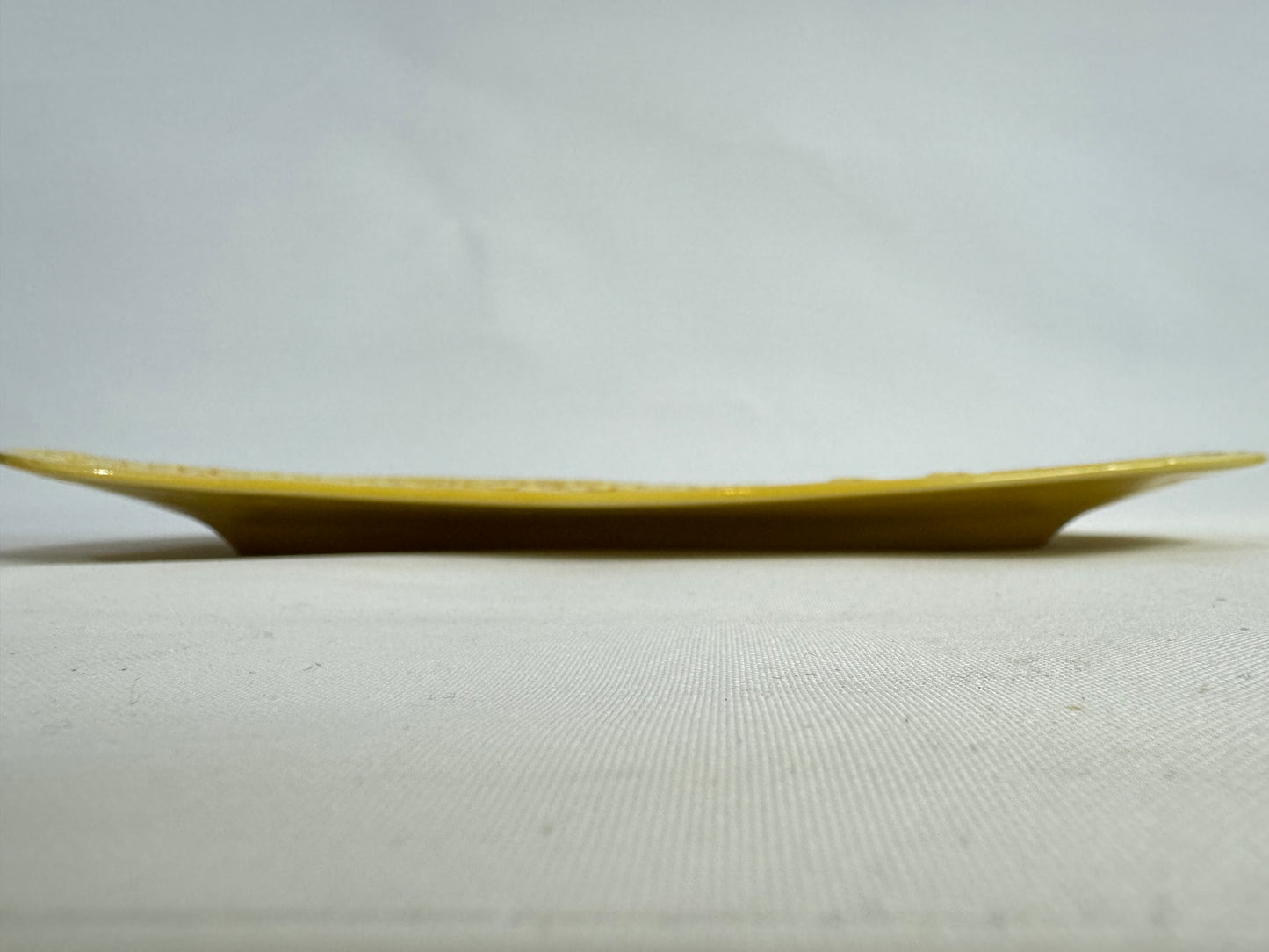 Casa Pupo Textured Ceramic Plate Serving Platter With Pattern Rim | Made in Portugal | Vintage Retro | Serveware |