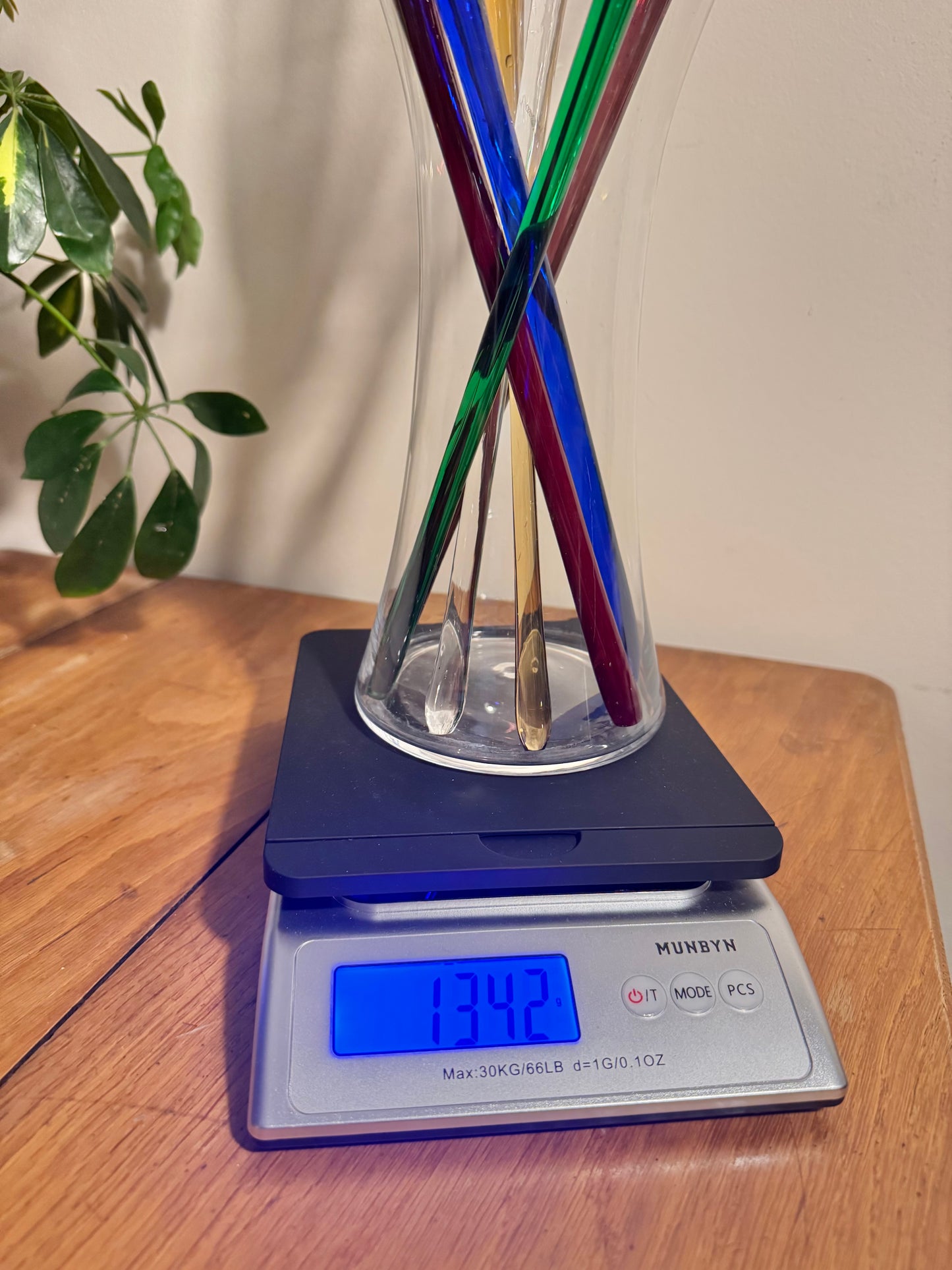 Bouquet of Glasses with XL Long Stems | Set of 6 Stemless Champagne Flute & Vase |