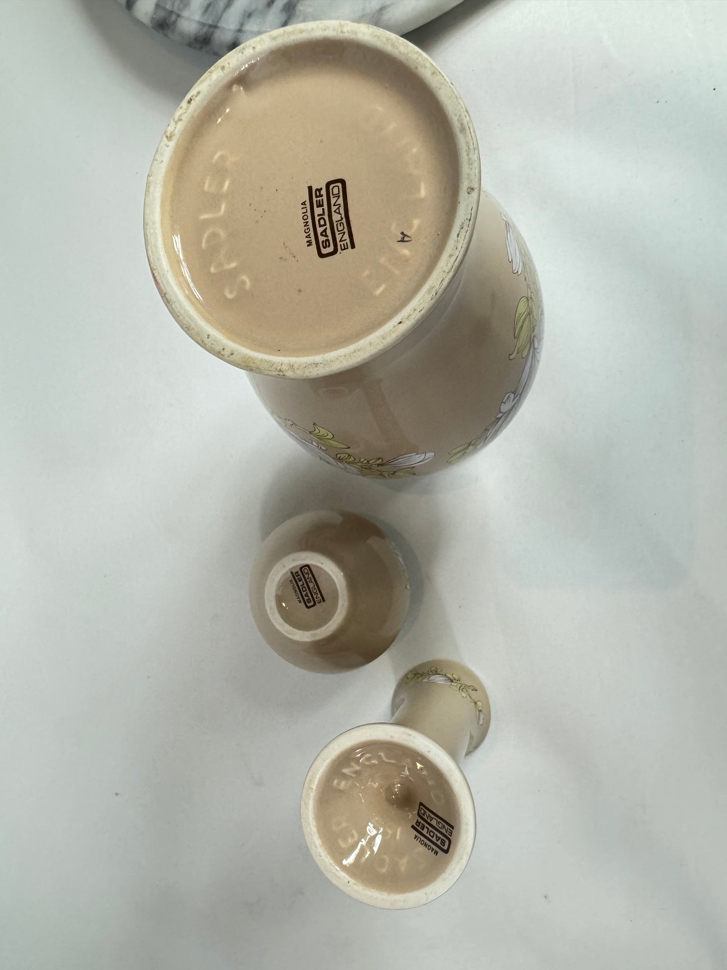 Sadler Magnolia Vase Trio | Floral Vase | Vintage Retro | Made in England