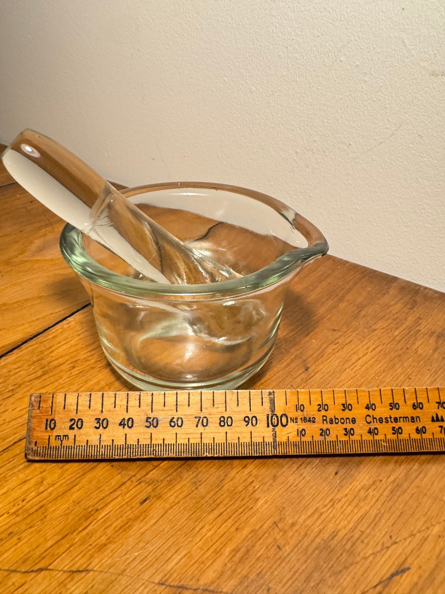 Glass Mortar & Pestle | Vintage Retro | Unique Quirky |