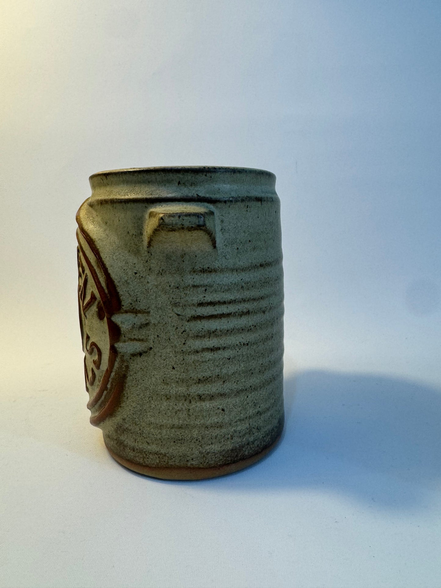 Kitchen Utensil Holder Pot | Stoneware | Vintage Retro 70’s | Kitchenware Kitchenalia |