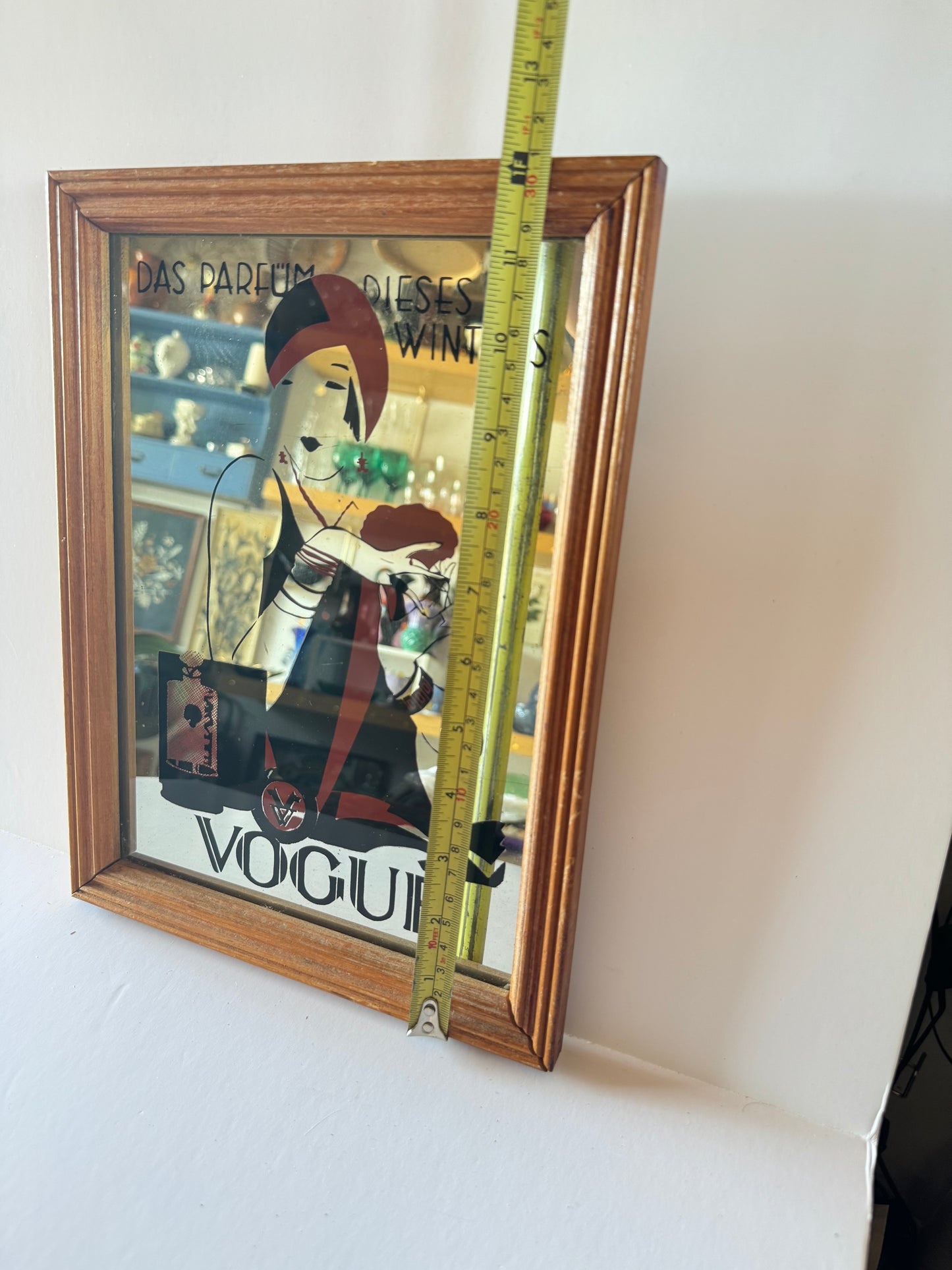 Vintage Vogue Art Print Mirror “Das Parfum Dieses Winters”