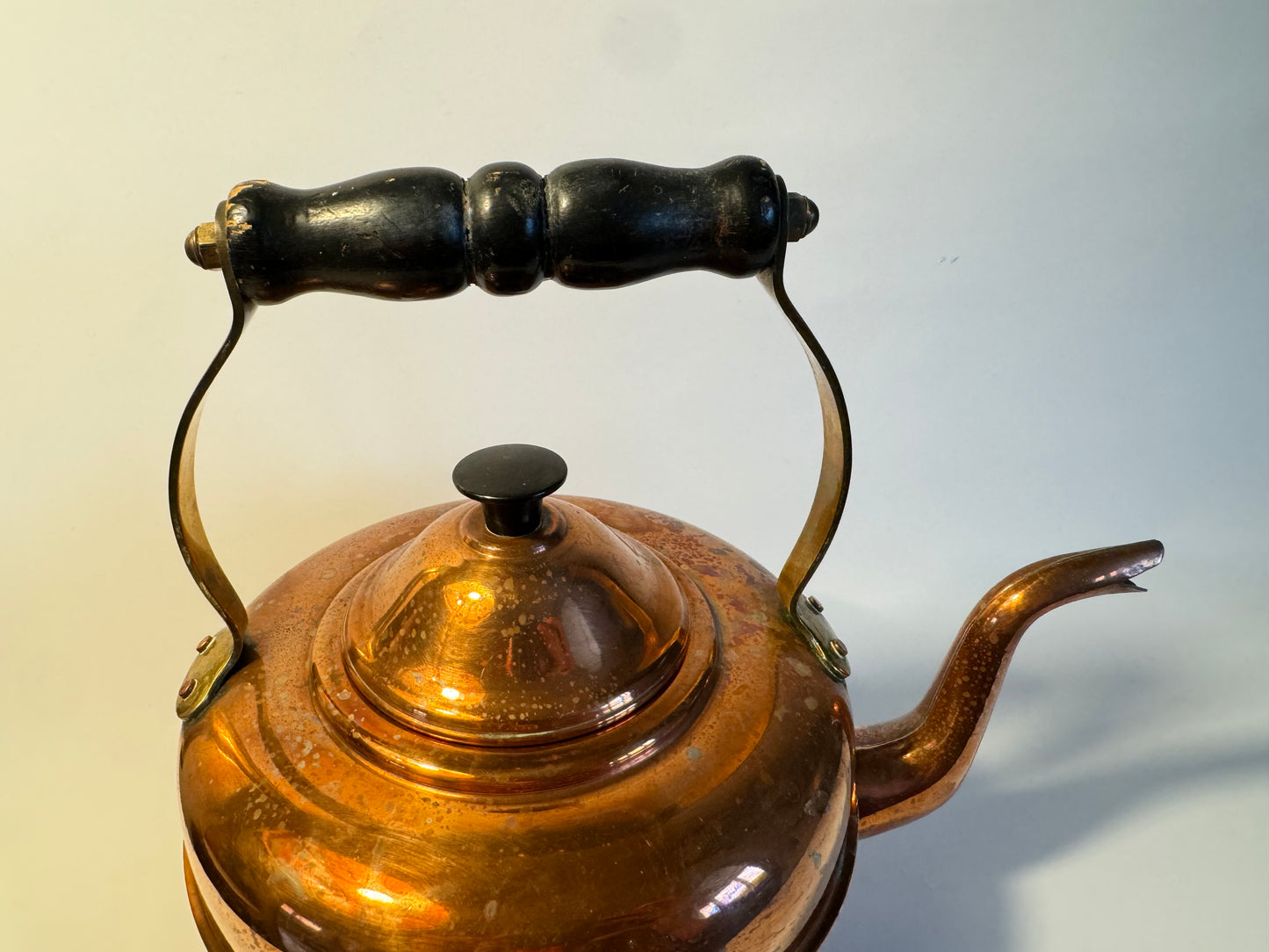 Antique Copper Kettle Teapot | Vintage Retro |