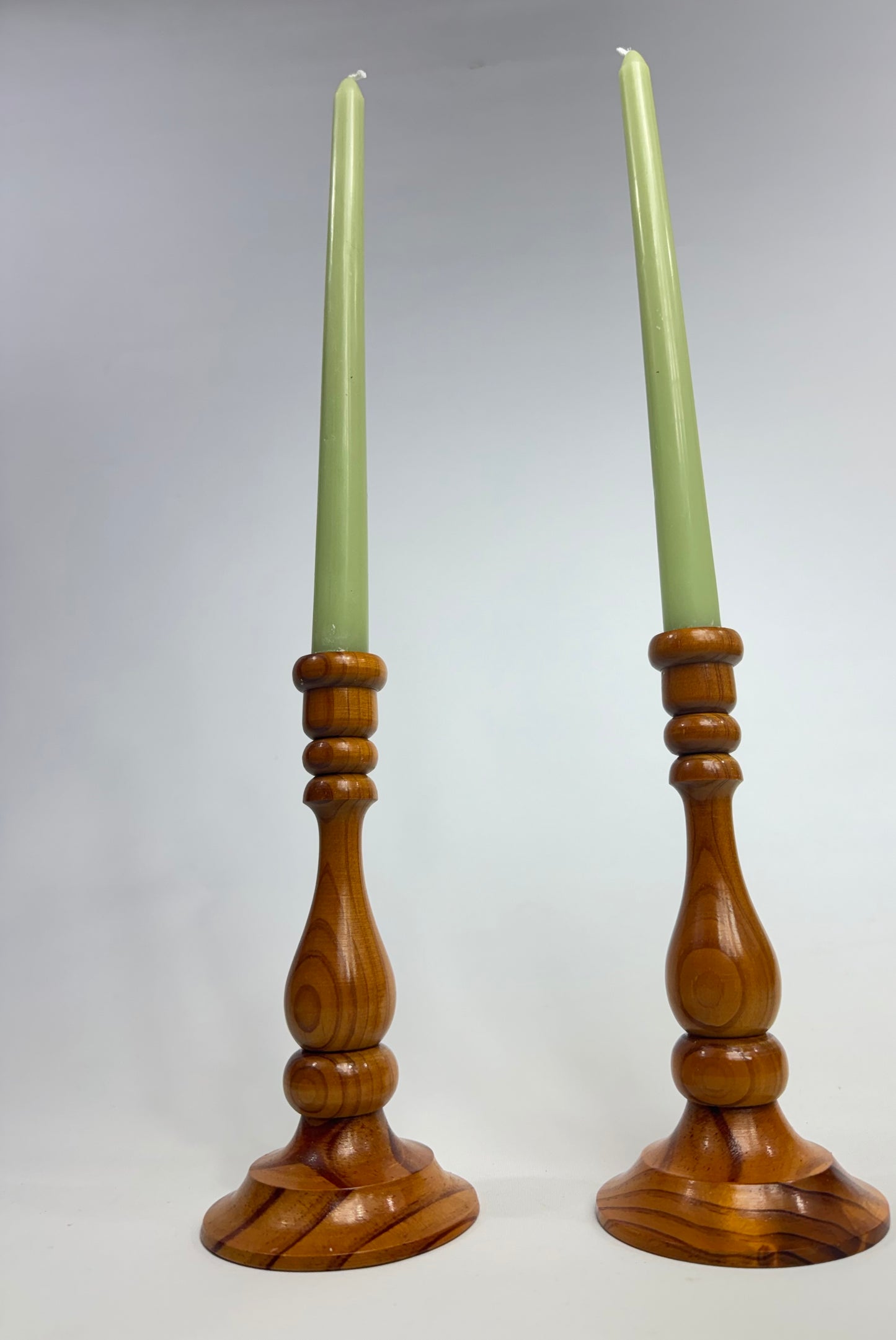 Wood Handmade Turned Candlestick Holders | Made in Australia | Handcrafted | Vintage Retro Rustic Scandi Unique Quirky