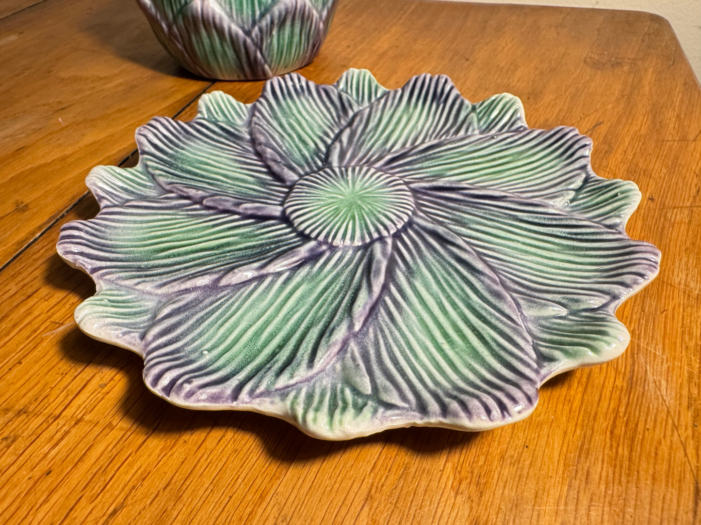 Artichoke Ceramic Pot in Slip | Artichaut en Barbotine | Made in Portugal | 860 | Vintage Retro | Quirky Unique |