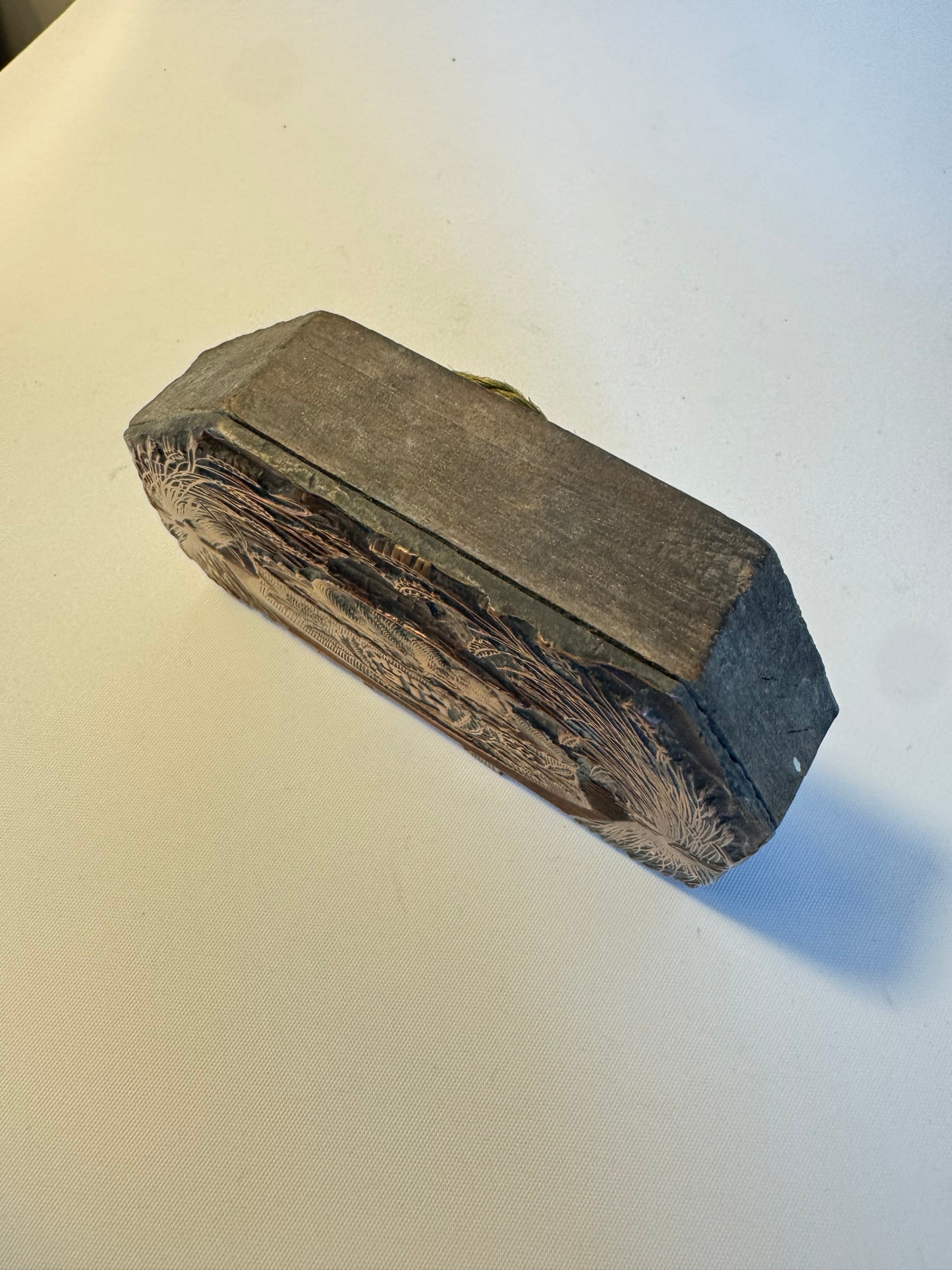 Antique Small Copper Pork Pie Wall Hanging | Vintage Retro | Unique Quirky Unusual |