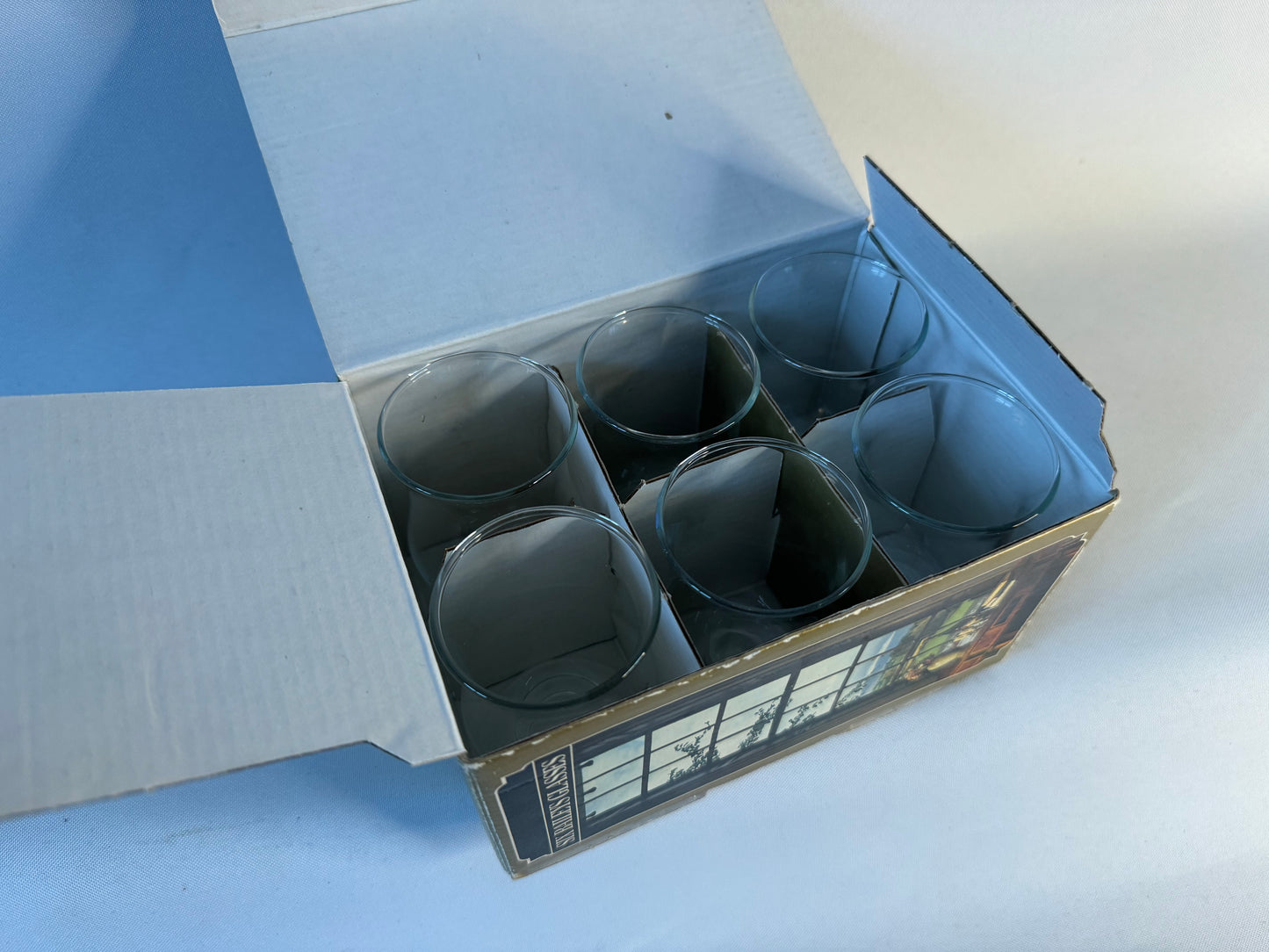 Baileys Set of Glasses with Original Box | Vintage Retro | Stemmed Baileys on the Rocks Glasses | Christmas |