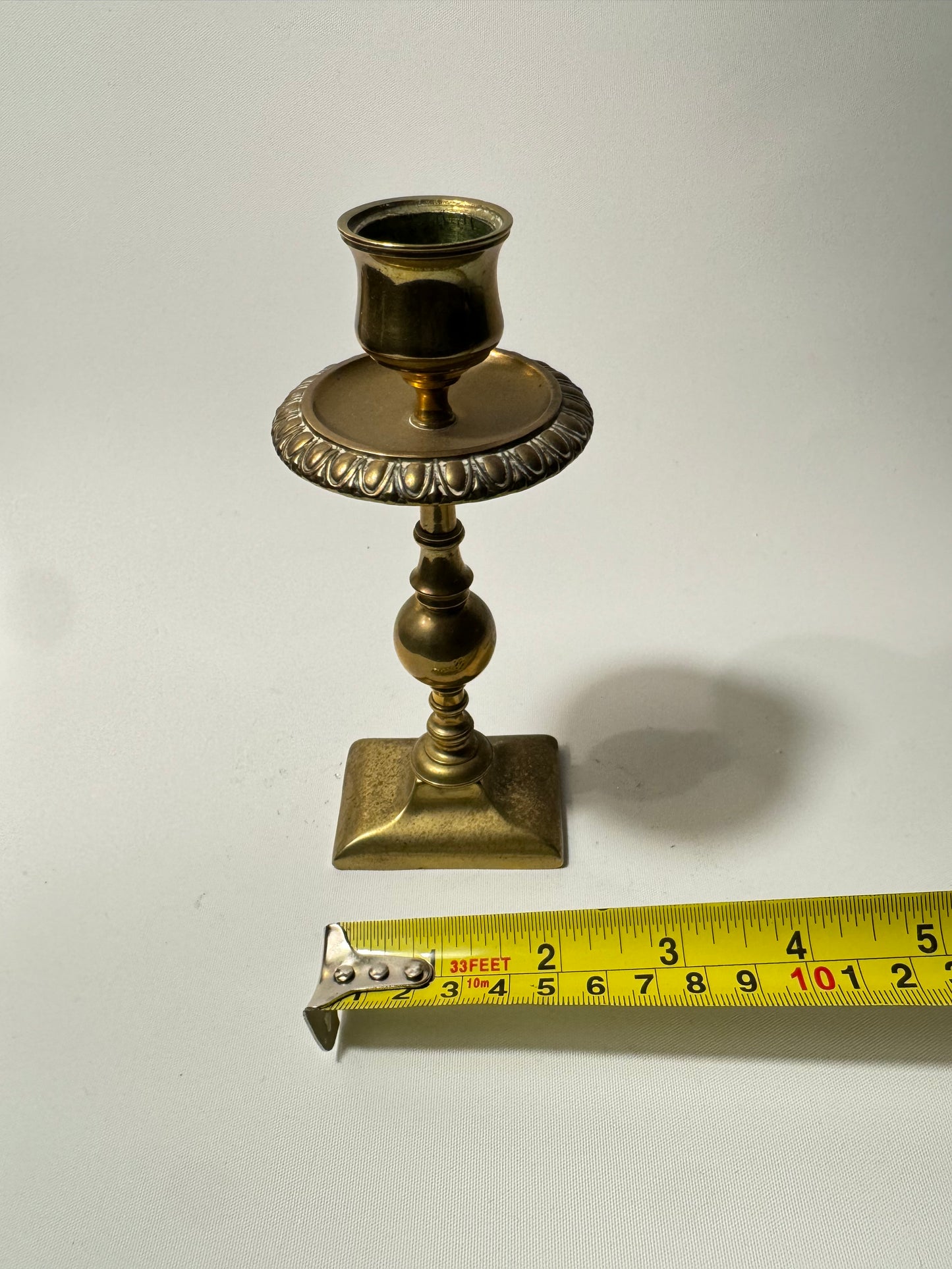 Brass Ornate Candlestick Holder | Vintage Antique |