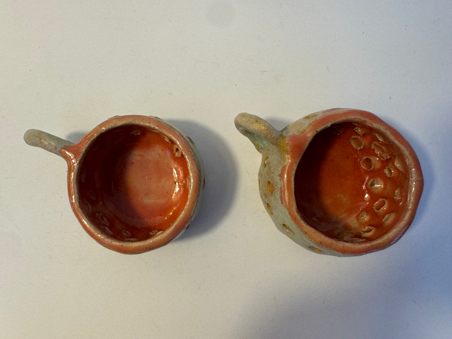 Handmade Tealight Candle Holders | Studio Pottery | Handpainted | Unique Quirky One of a Kind |