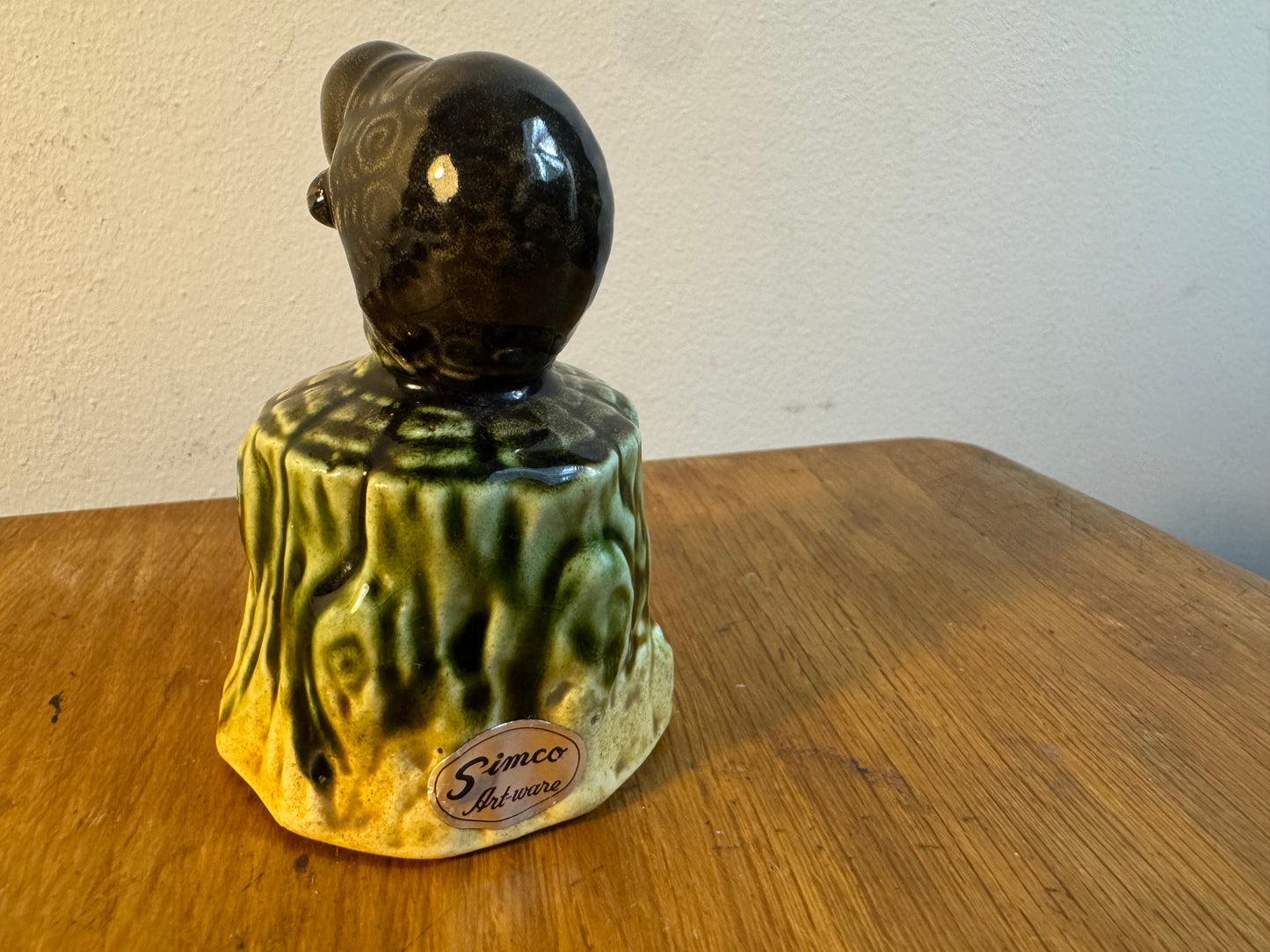 Simco Artware Small Tortoise Bell | Vintage Retro | Unique Quirky Kitsch Decor |