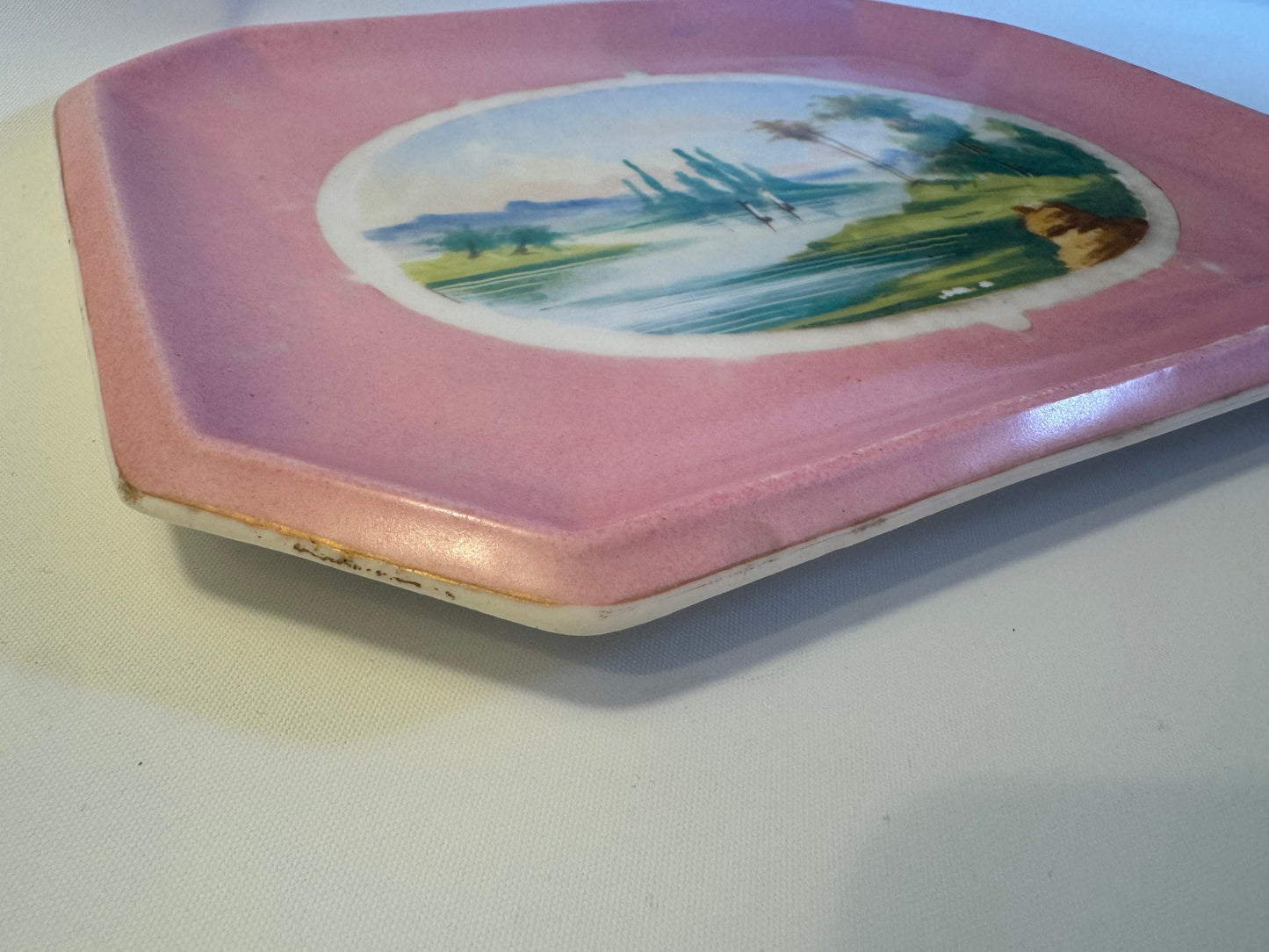 Pink Vintage Ceramic 7 Piece Vanity Set | Dressing Table | Retro Unique |