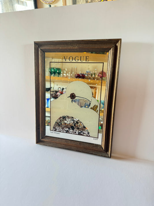 Vintage Vogue Art Print Mirror Early February 1919