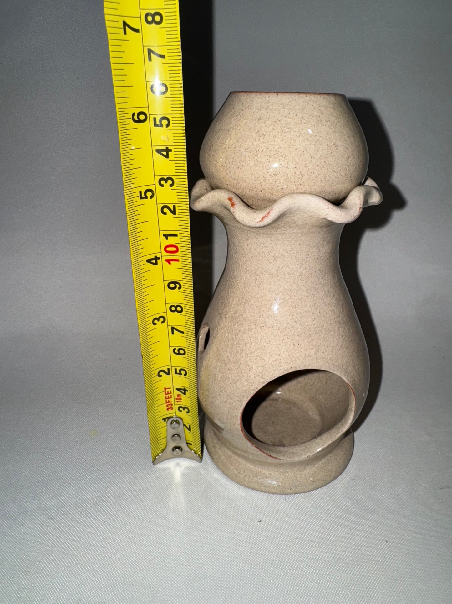 Vintage Frog Ceramic Oil Burner – Handpainted | Aromatherapy | Wax Melt Burner | Retro Quirky |