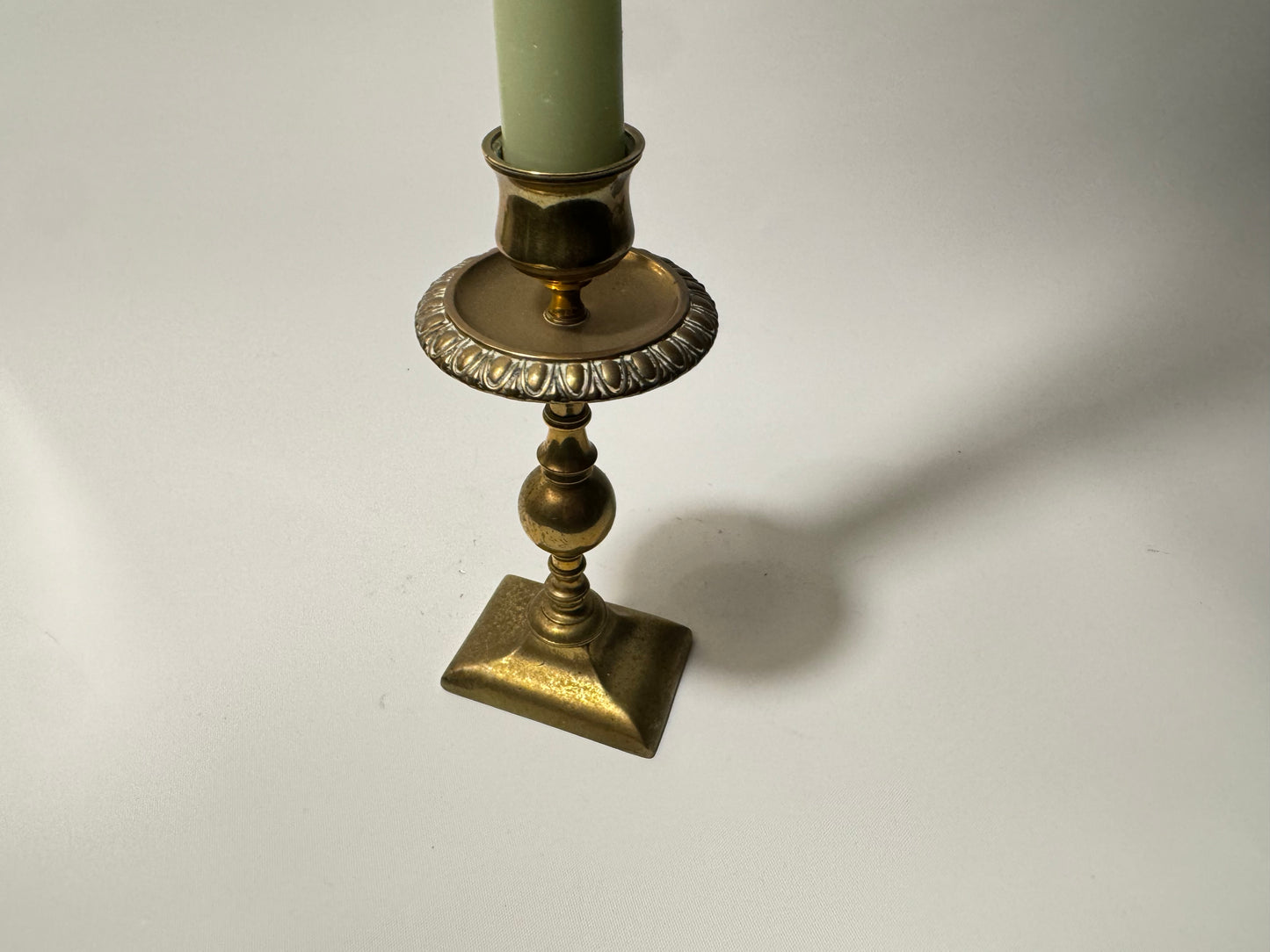 Brass Ornate Candlestick Holder | Vintage Antique |