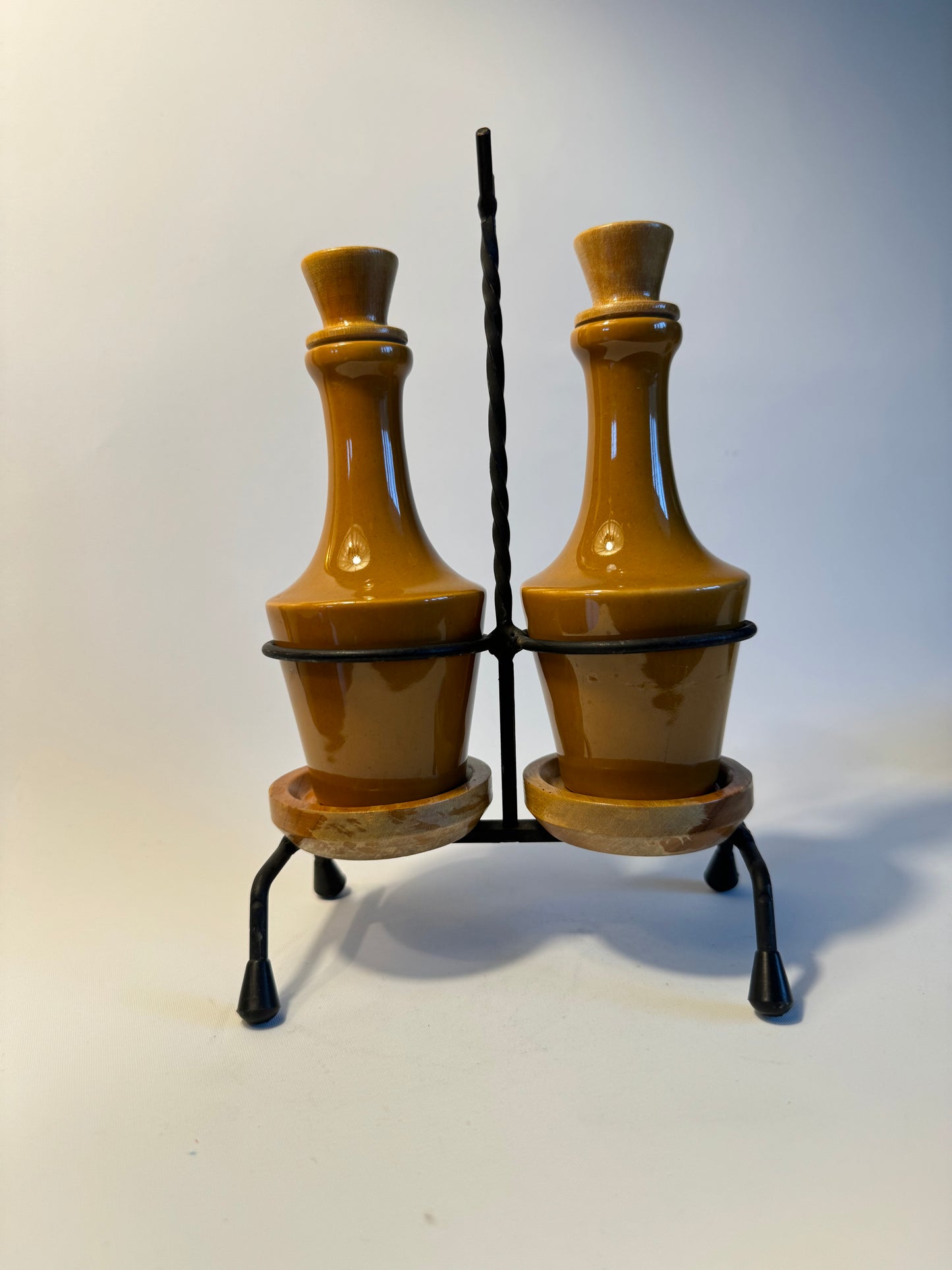 Oil and Vinegar Set | Olio y Aceite | Vintage Retro | Dinner Party |