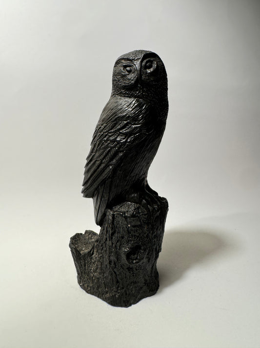 Welsh Handcrafter Slate Owl Ornament | Vintage Retro | Decor Homeware |