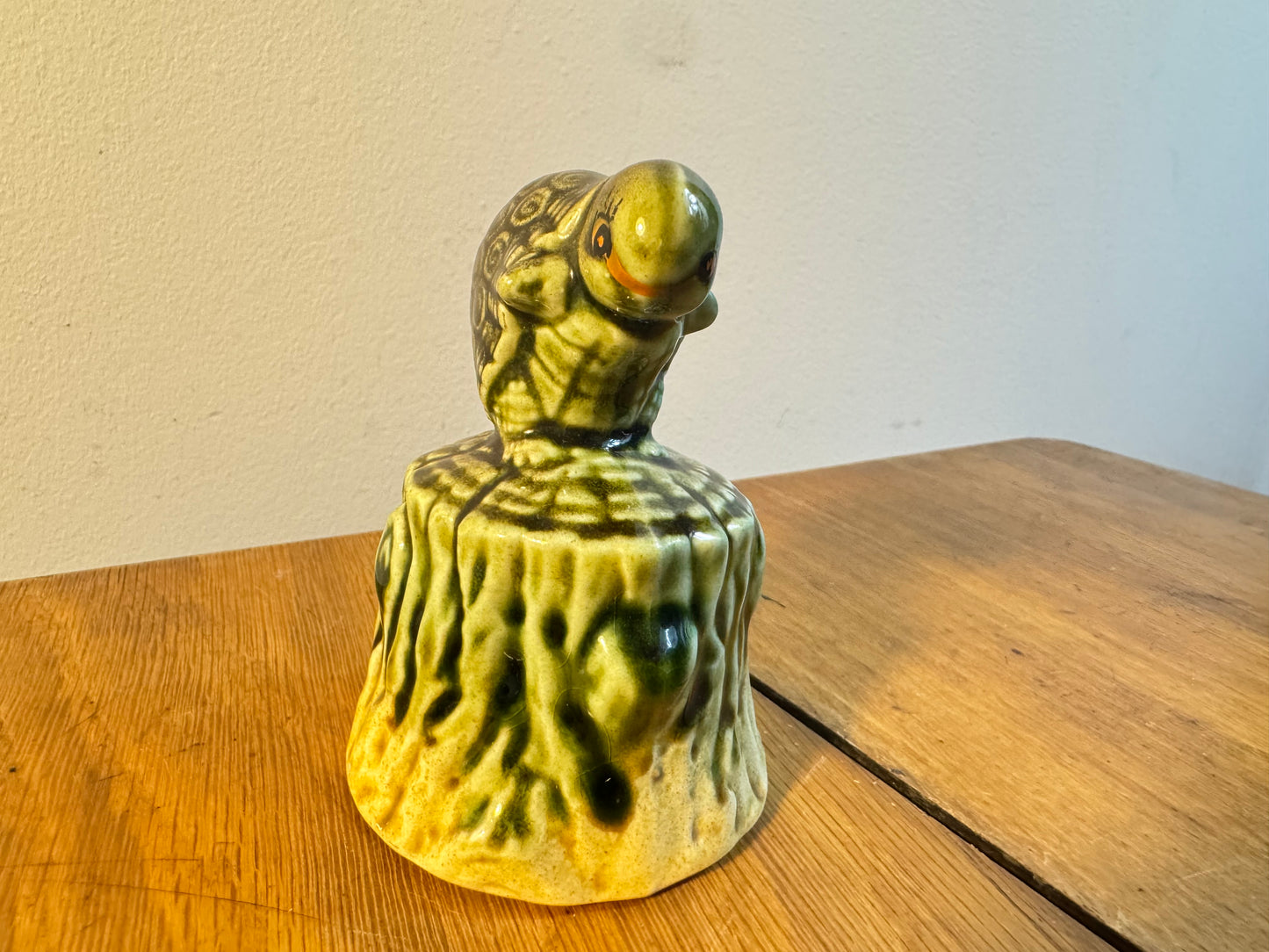 Simco Artware Small Tortoise Bell | Vintage Retro | Unique Quirky Kitsch Decor |