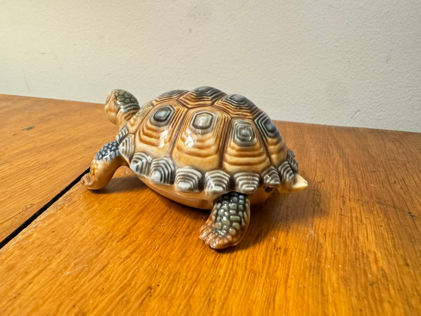 Wade Whimsie Porcelain Tortoise Trinket Pot | Vintage Retro | Made in England |