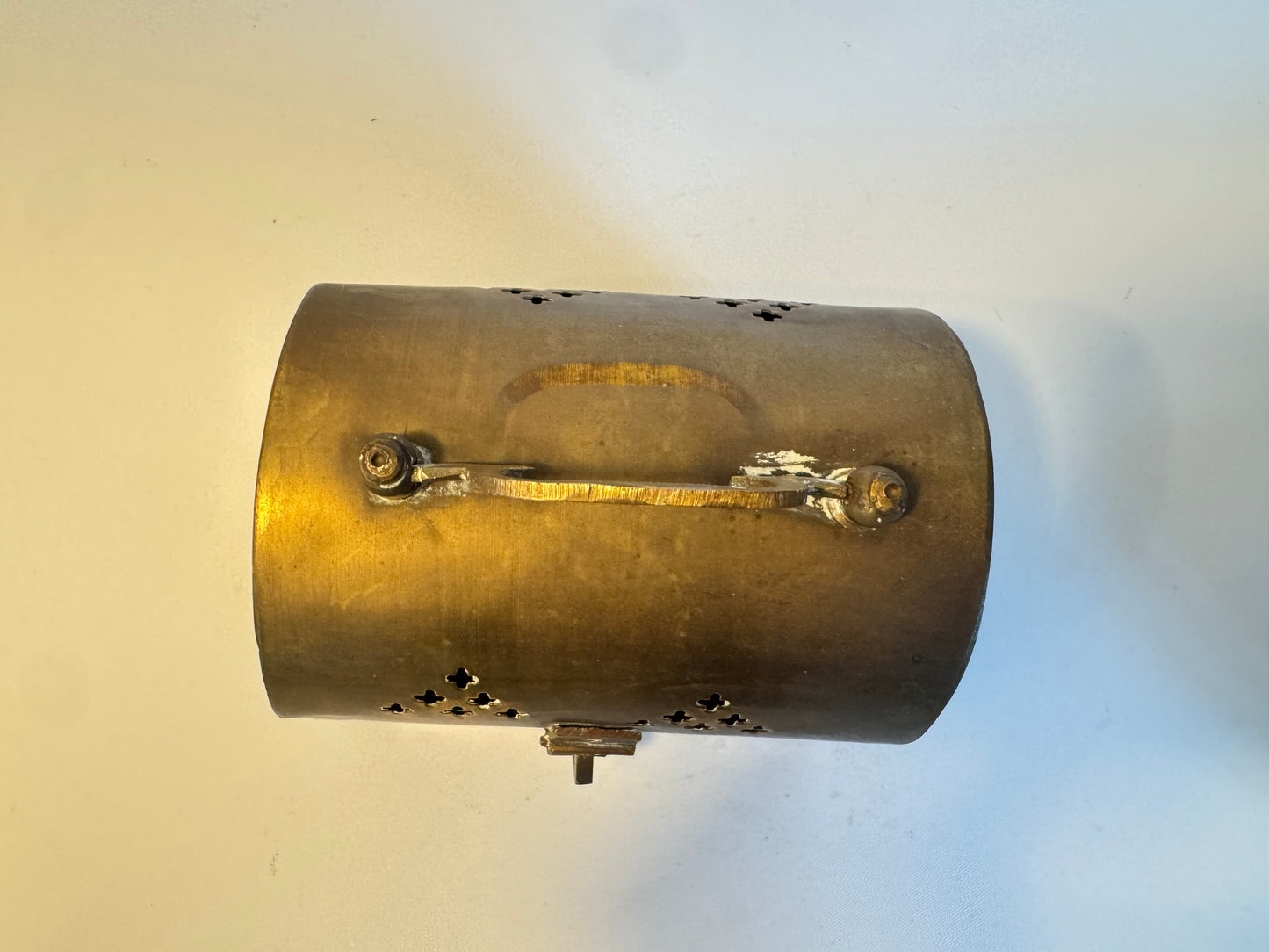 Small Brass Trinket Box | Miniature Chest | Vintage Retro Quirky |