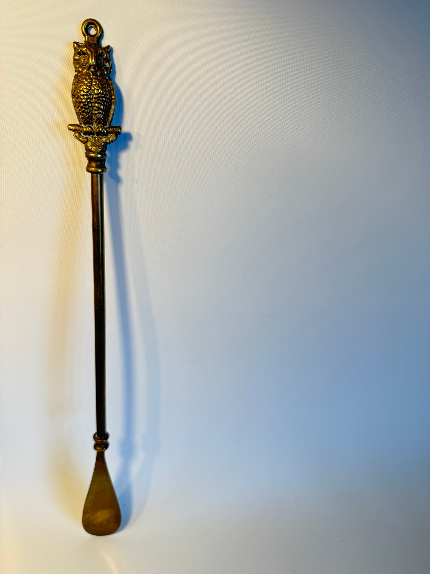Brass Owl Shoe Horn | Vintage Antique Unique |