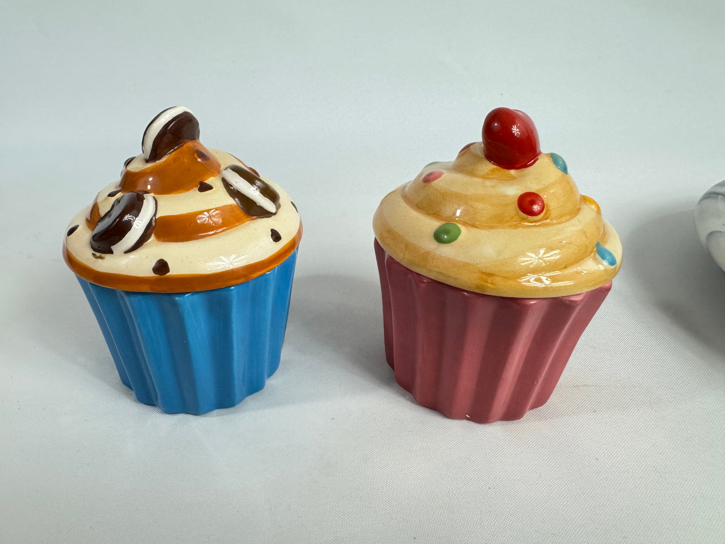 Cupcake Tealight Candle Holders | Set of 2 | Vintage Retro | Cute Kitsch Quirky |