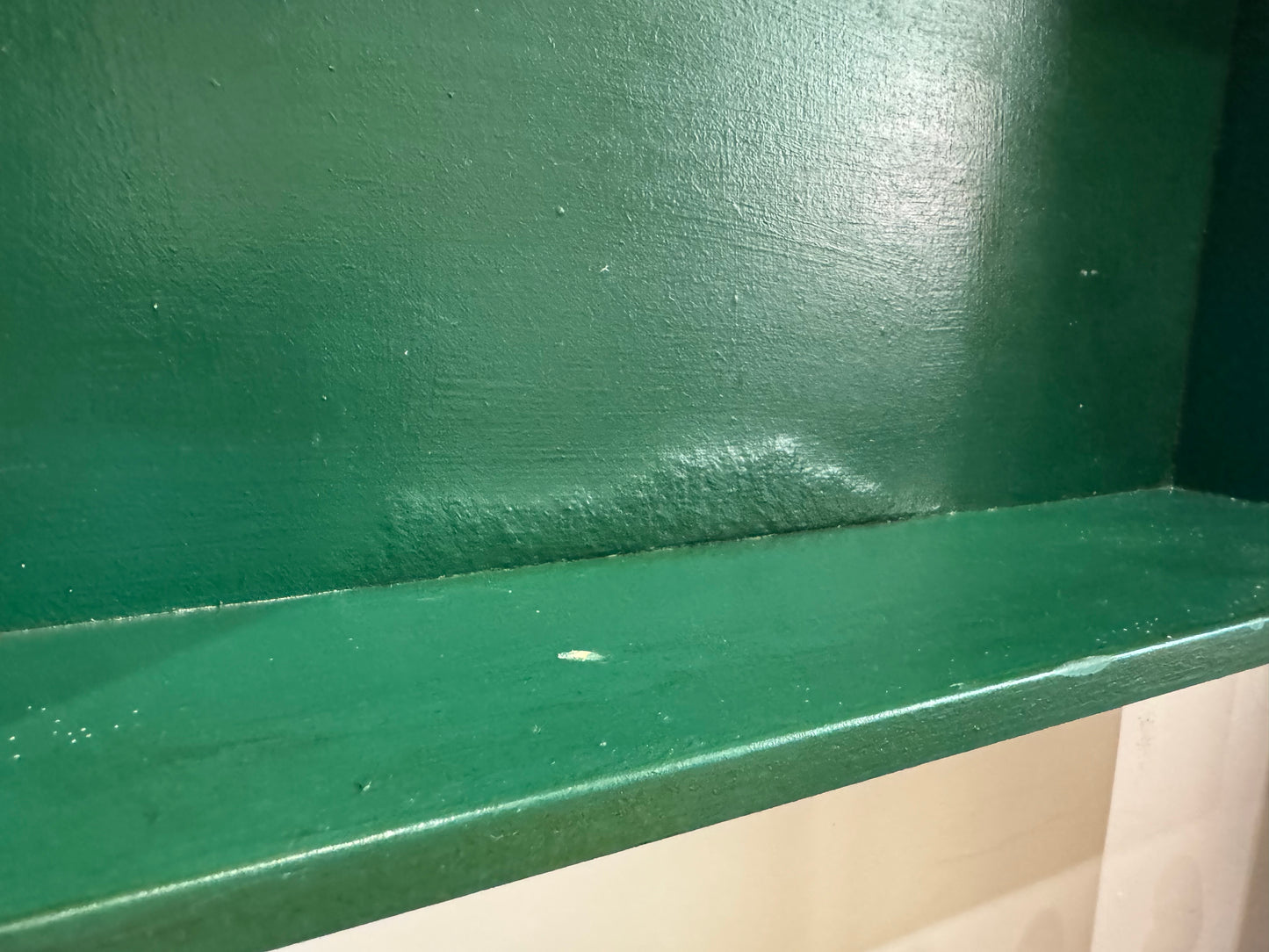St Lawrence Cricket Club Wooden Wall Cabinet | Handcarved & Handpainted | Vintage Antique | British Cricket |