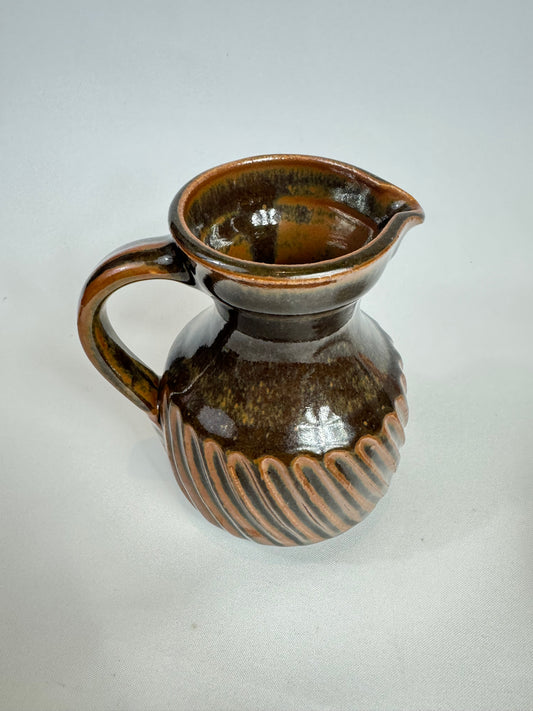 Small Brown Ceramic Jug | Studio Pottery | The Friars Aylesford | Vintage Retro | Made in England |