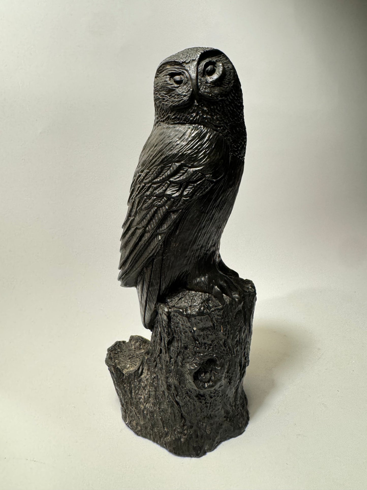 Welsh Handcrafter Slate Owl Ornament | Vintage Retro | Decor Homeware |